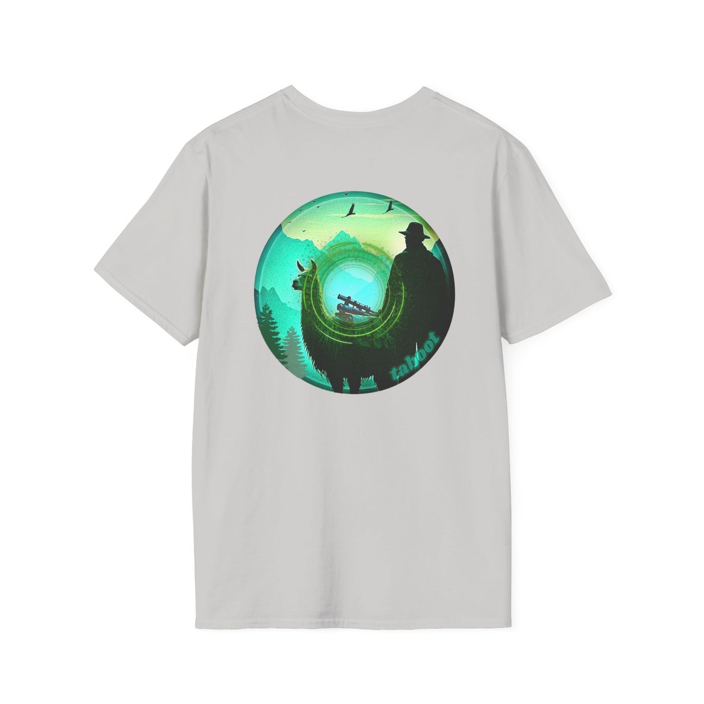Classic Donut Tee - Unisex Soft-Style - "The Taboo(t) Donut" - green/picture donut