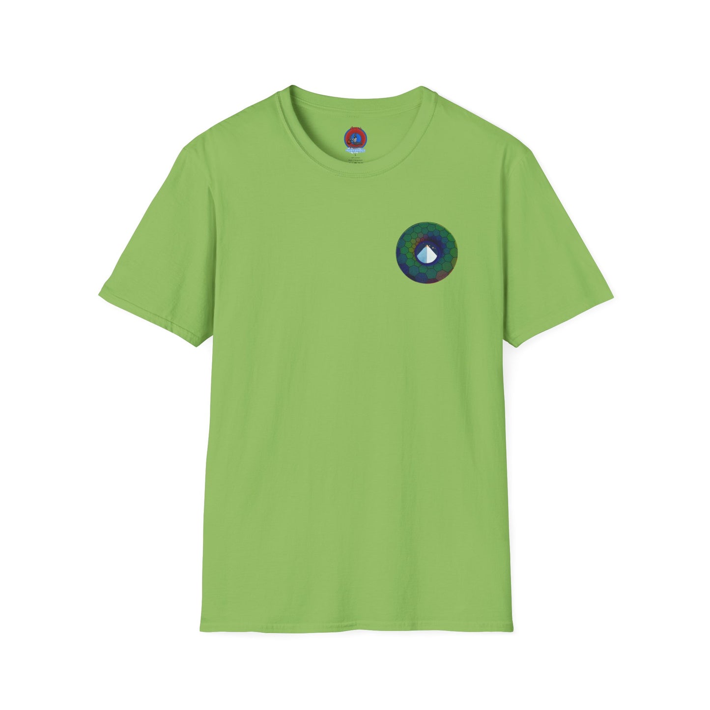 Classic Donut Tee - Unisex Soft-Style - "Limestone Donuts so Large" - variant 7 - green hexadonut
