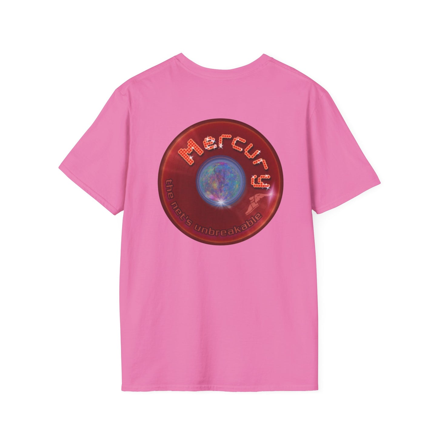 Classic Donut Tee - Unisex Soft-Style - "Donuts of the Gods" - series 1.0 - variant 4 - red donut