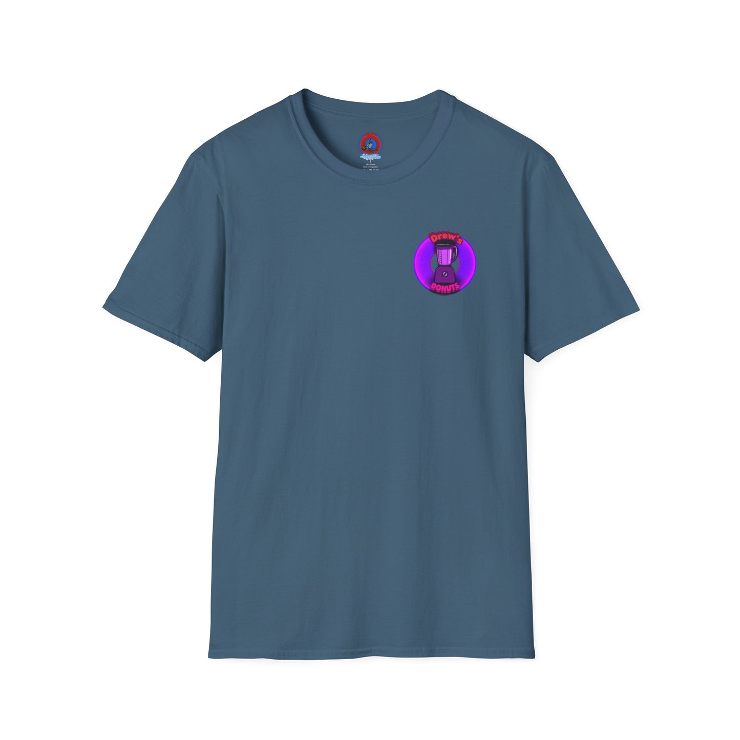 Classic Donut Tee - Unisex Soft-Style - "Drew's Donuts" - series 1.0 - purple donut