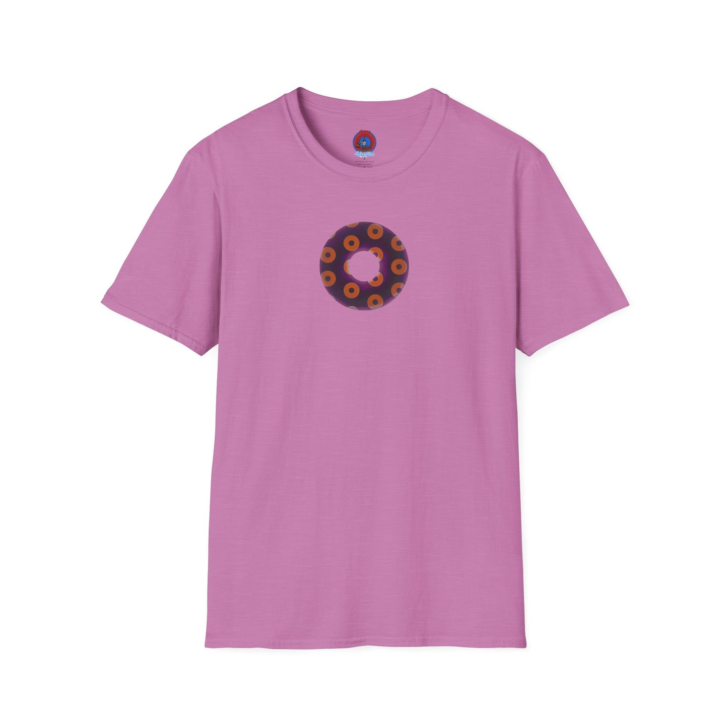 Plain Donuts/Unisex Soft-Style - "Plain Blimpy Paradoxical Donuts" - dark red-purple/orange donuts