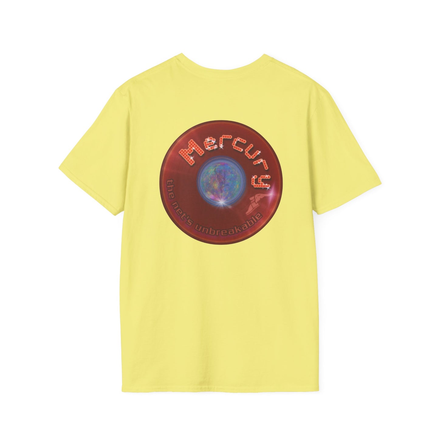Classic Donut Tee - Unisex Soft-Style - "Donuts of the Gods" - series 1.0 - variant 2 - red donut