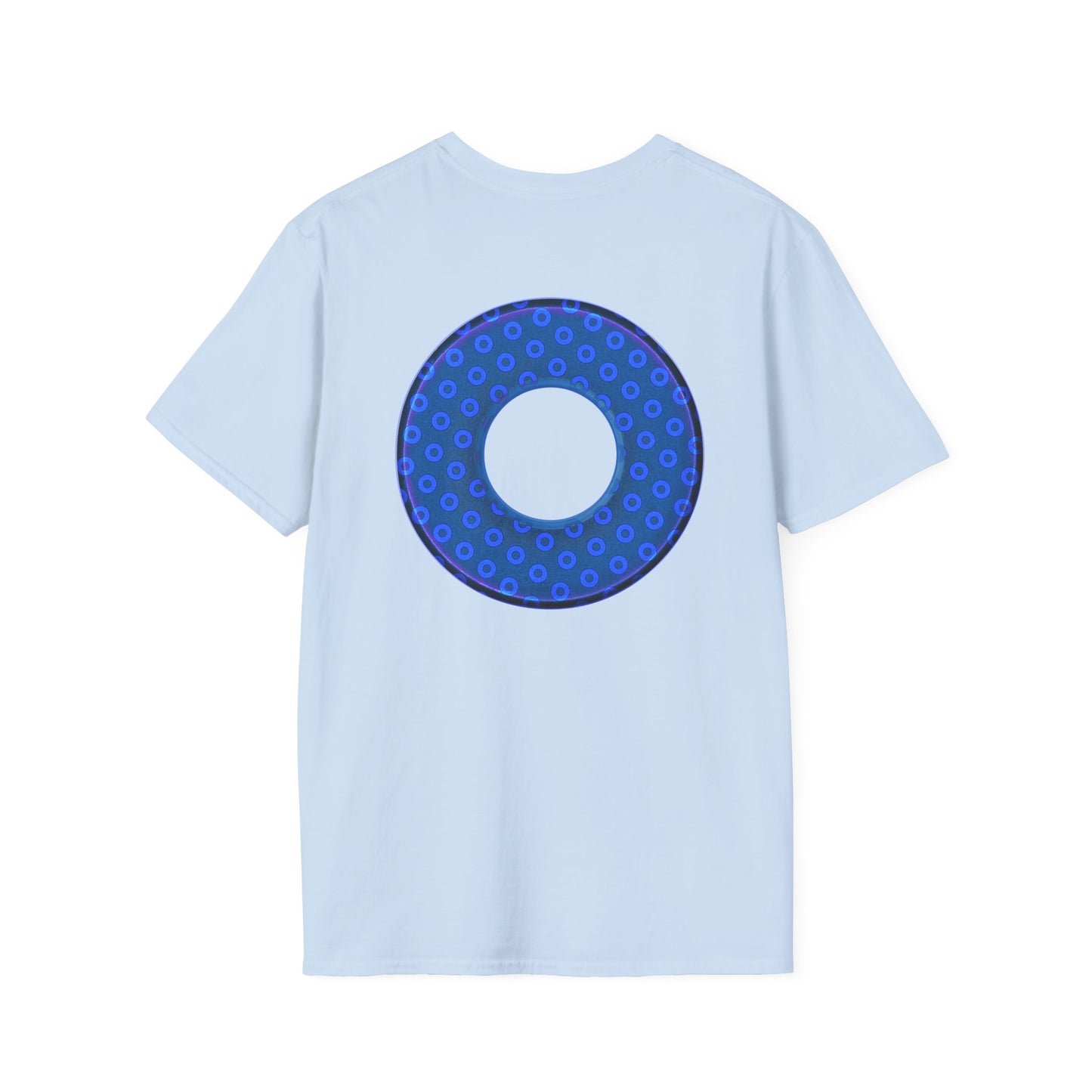 Plain Donuts/Unisex Soft-Style - "Plain Electric Paradoxical Donuts" - royal blue/dark blue donuts