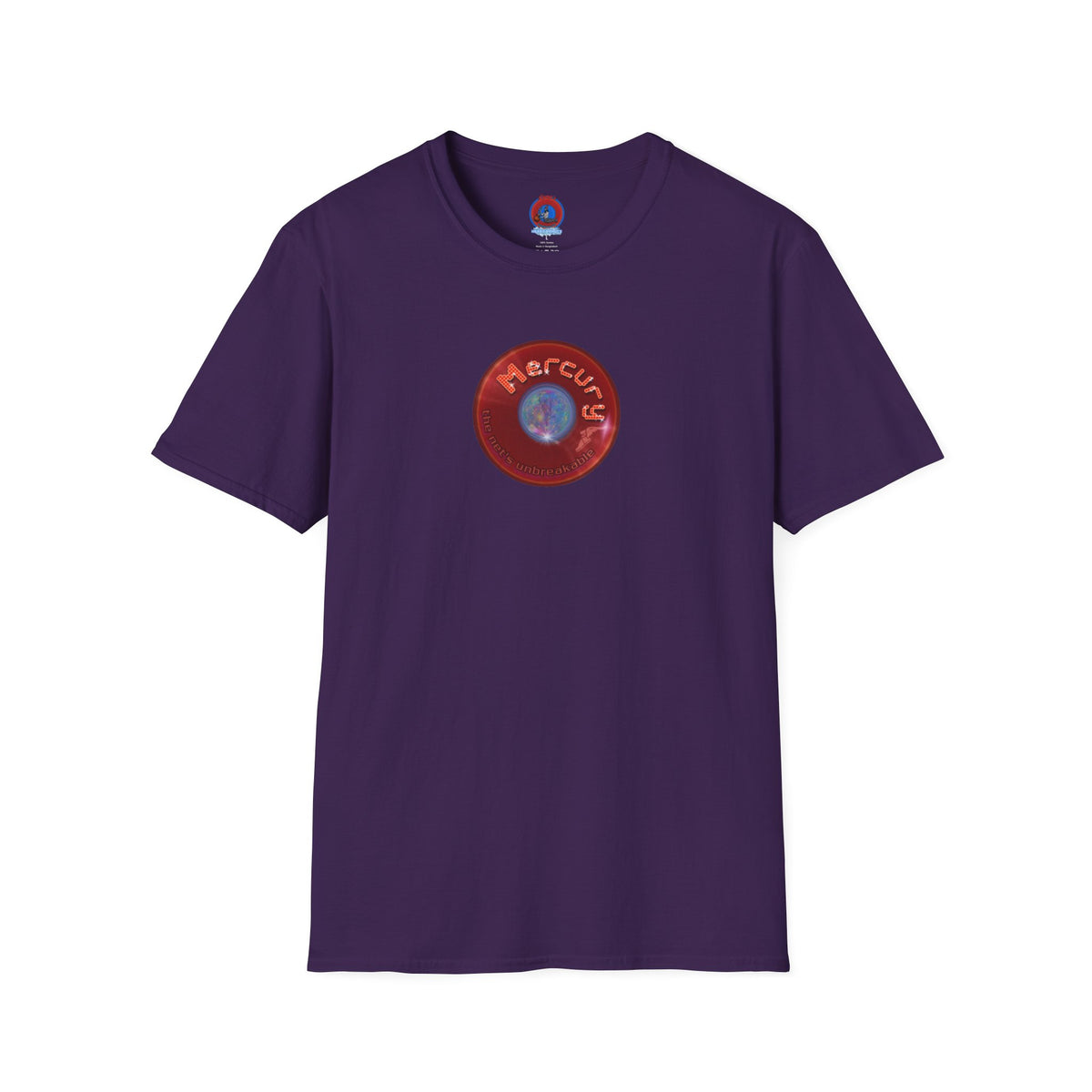 Classic Donut Tee - Unisex Soft-Style - "Donuts of the Gods" - series 1.0 - variant 4 - red donut