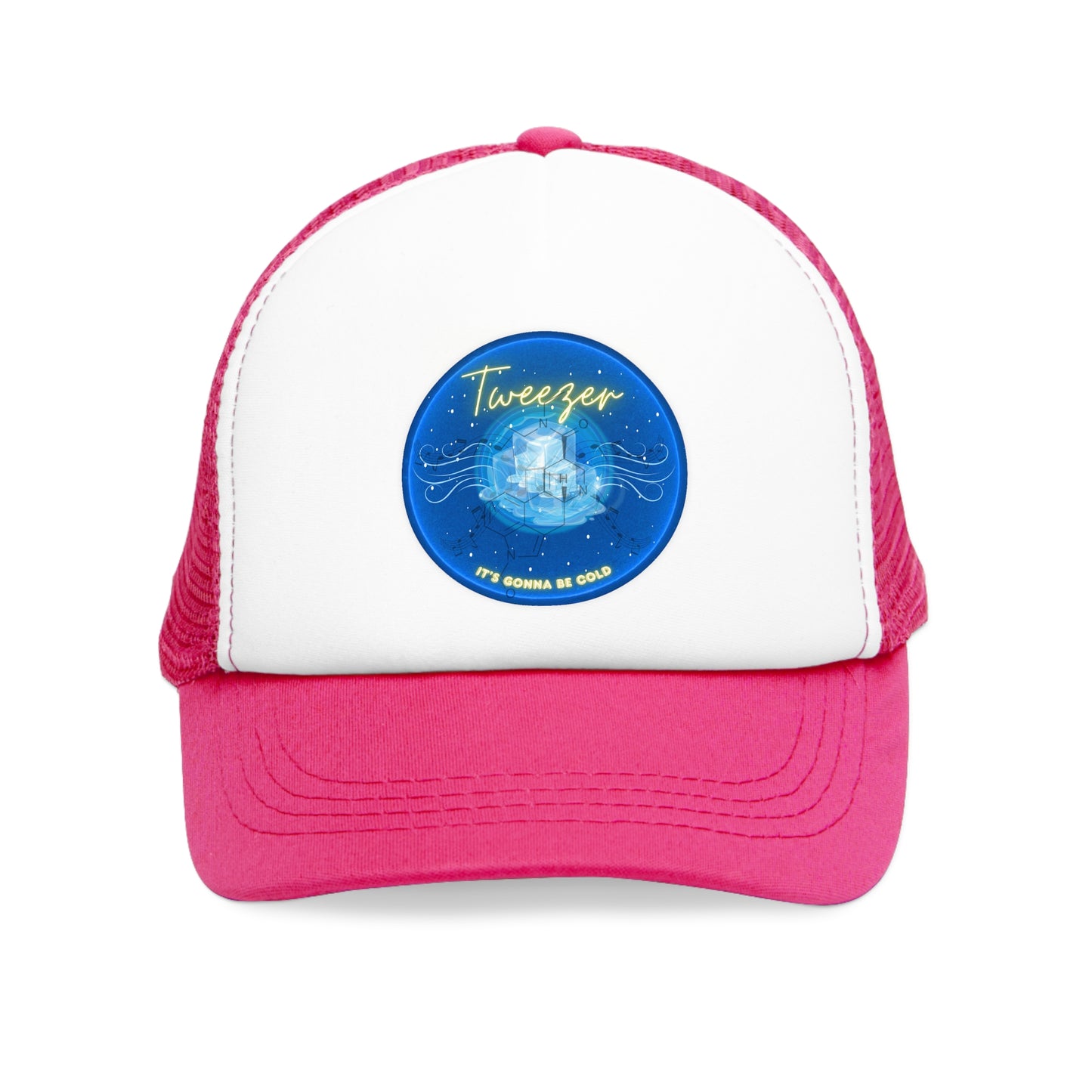 Lumpy Trucker Hat - "The Donut Reprised" - blue donut