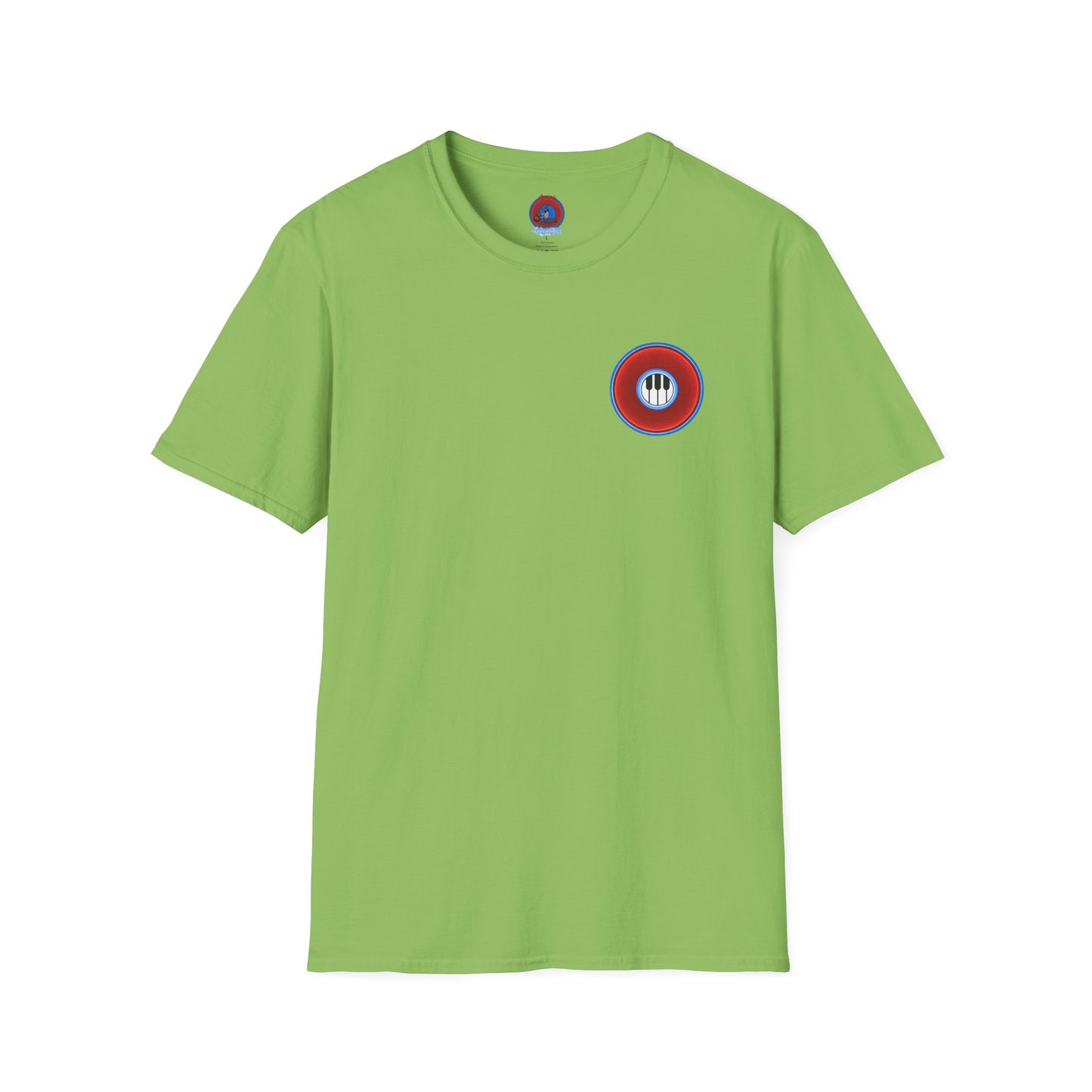 Classic Donut Tee - Unisex Soft-Style - "Rage Side Donut" - vivid red donut - variant 1