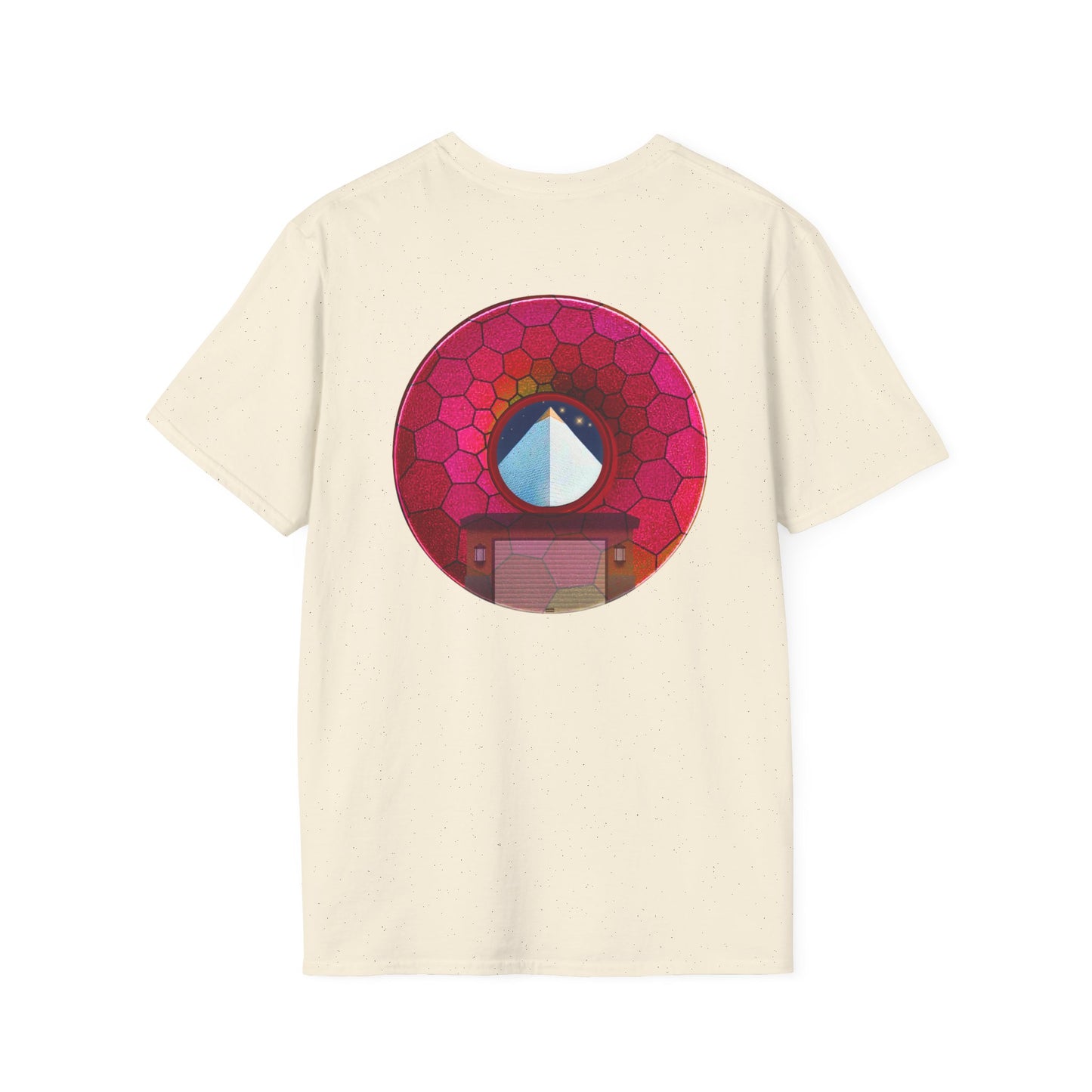 Classic Donut Tee - Unisex Soft-Style - "Limestone Donuts so Large" - variant 6 - green hexadonut
