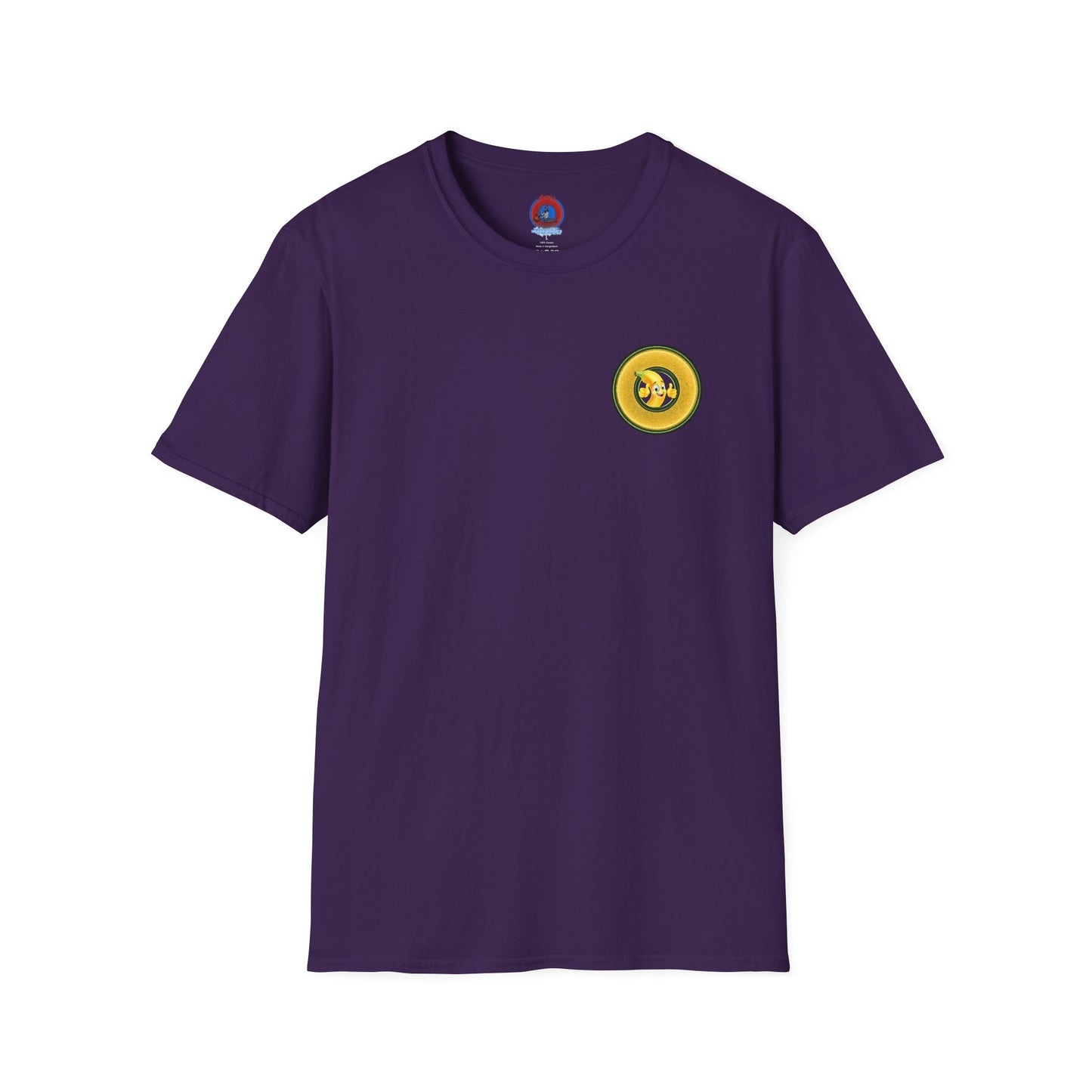Classic Donut Tee - Unisex Soft-Style - "Dis sheet, it's bananas!" - series 1.0 - variant 5 - golden donut