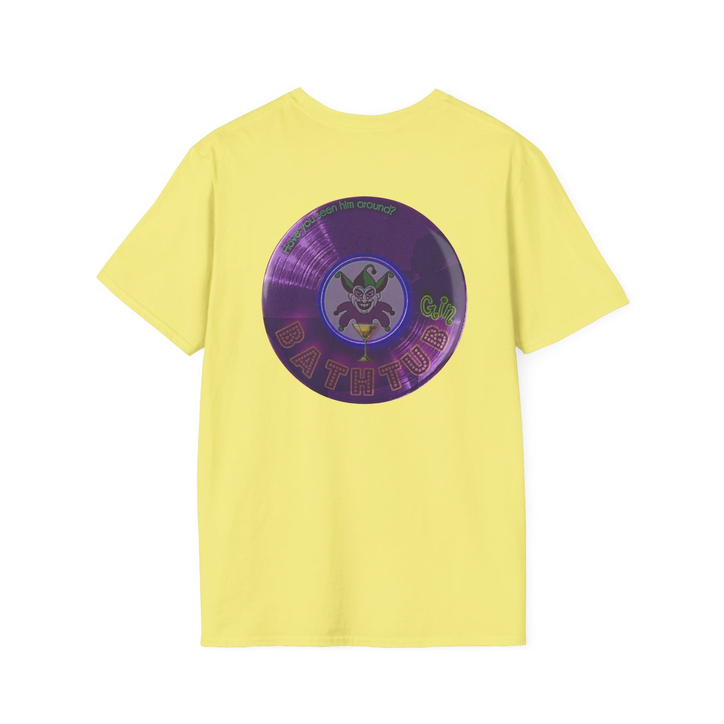 Classic Donut Tee - Unisex Soft-Style - "The Joker's Personal Tees - Troubadour Edition" - series 1.0 - variant 1 - purple donut