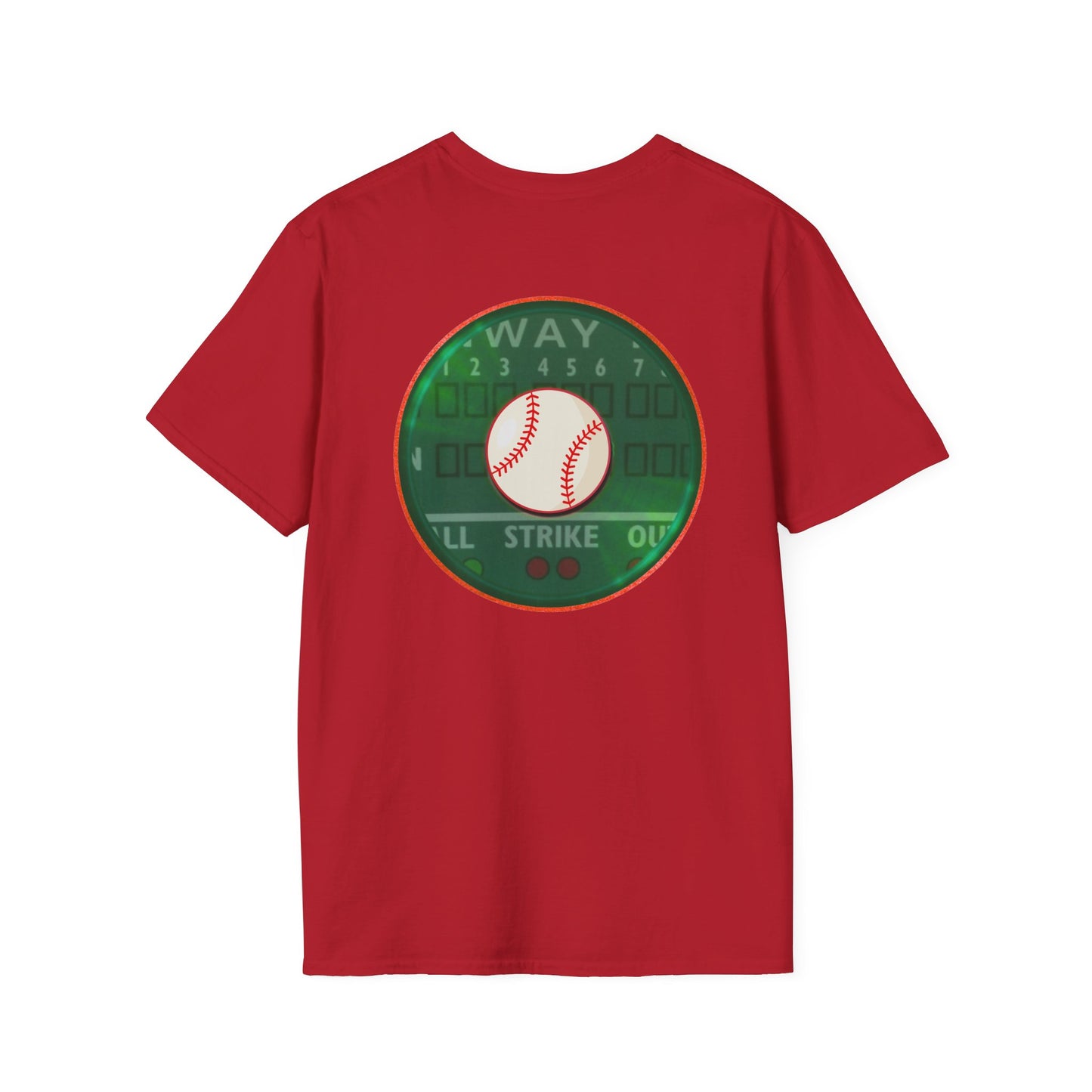 Classic Donut Tee - Unisex Soft-Style - "Phenway Ballpark Donuts" - vivid monsta donut - variant 2