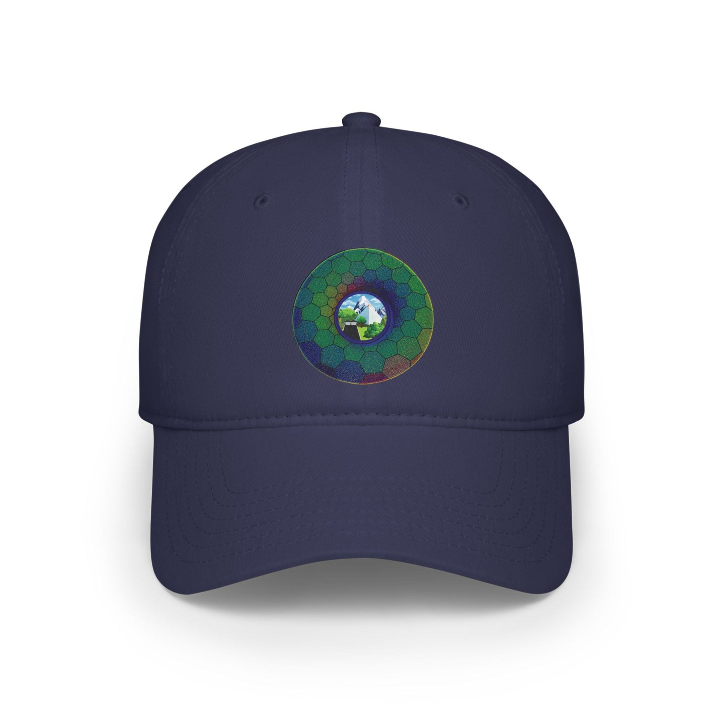Lumpy Donut Baseball Cap - "Mansions of South Park" - variant 1 - green hexadonut w/