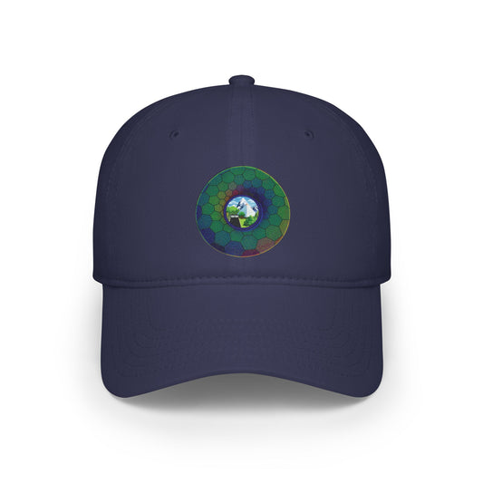 Lumpy Donut Baseball Cap - "Mansions of South Park" - variant 1 - green hexadonut w/