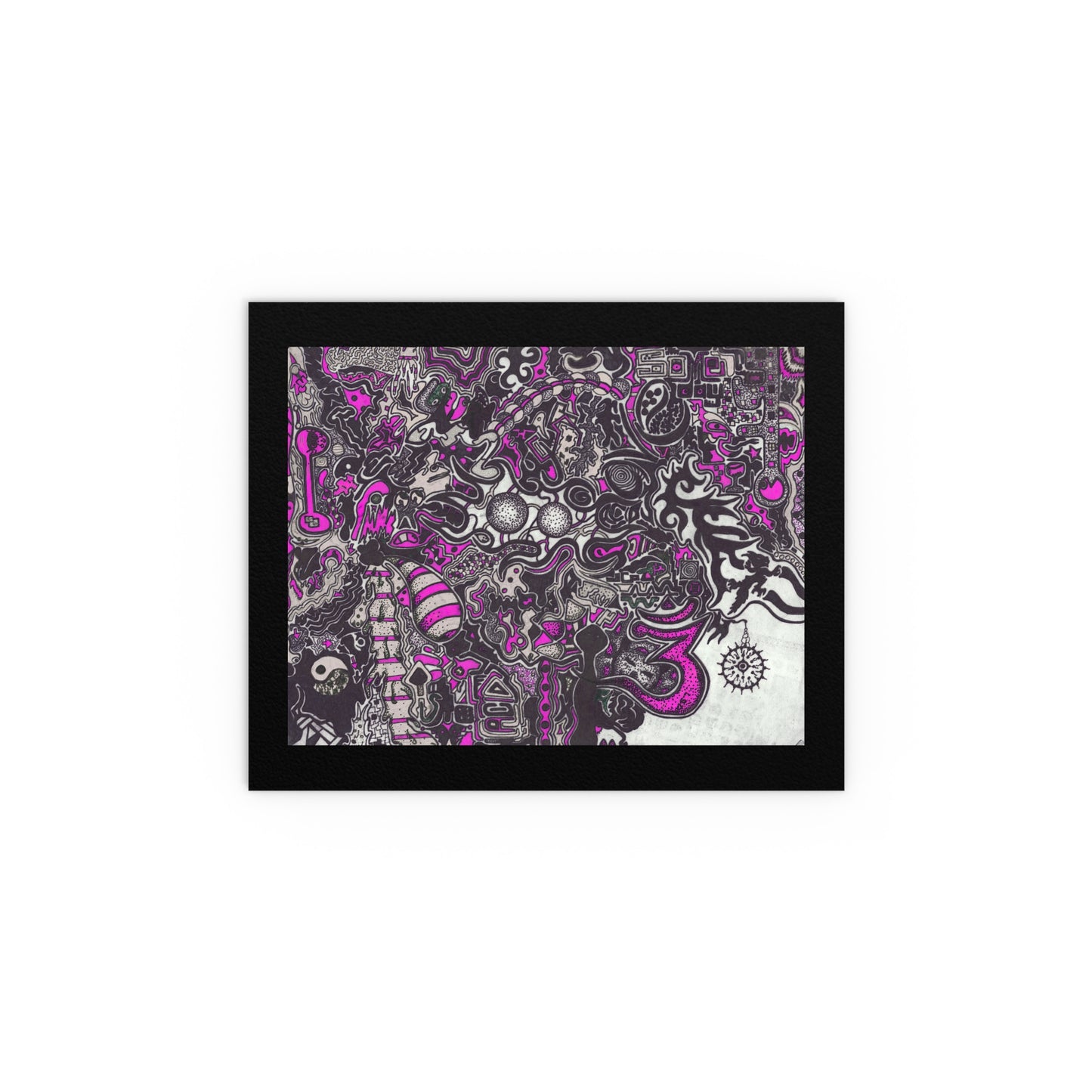 Grip the Goods - "Tangled Bloom" - variant 2 - purple - 11" x 9"