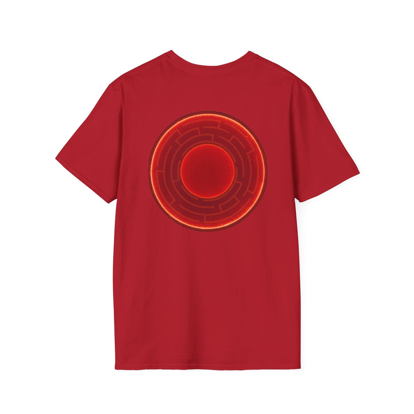Classic Donut Tee - Unisex Soft-Style - "The Amazing Donut" - series 1.0 - variant 1 - red donut