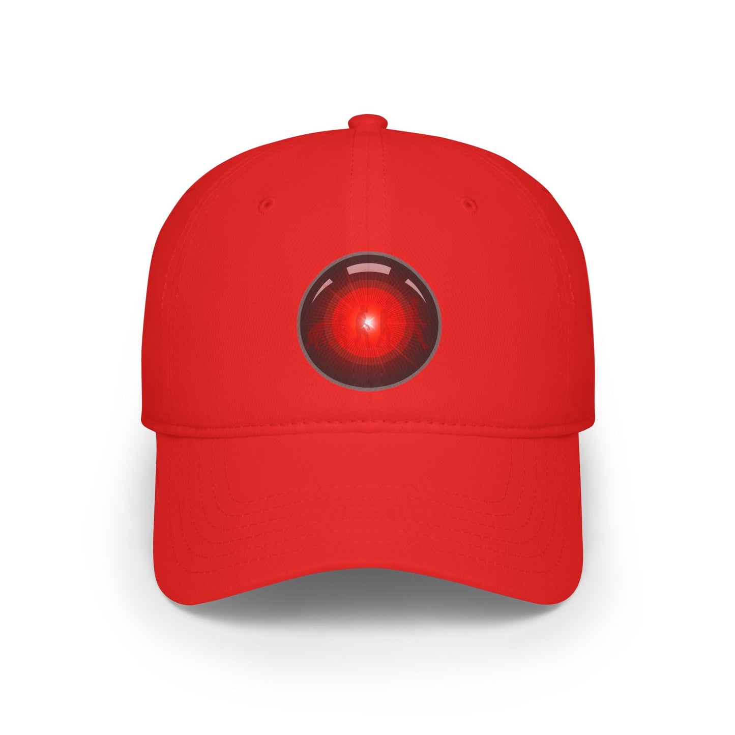 Lumpy Donut Baseball Cap - "2025: A Donut Odyssey" - variant 1 - black/red Hal donut w/