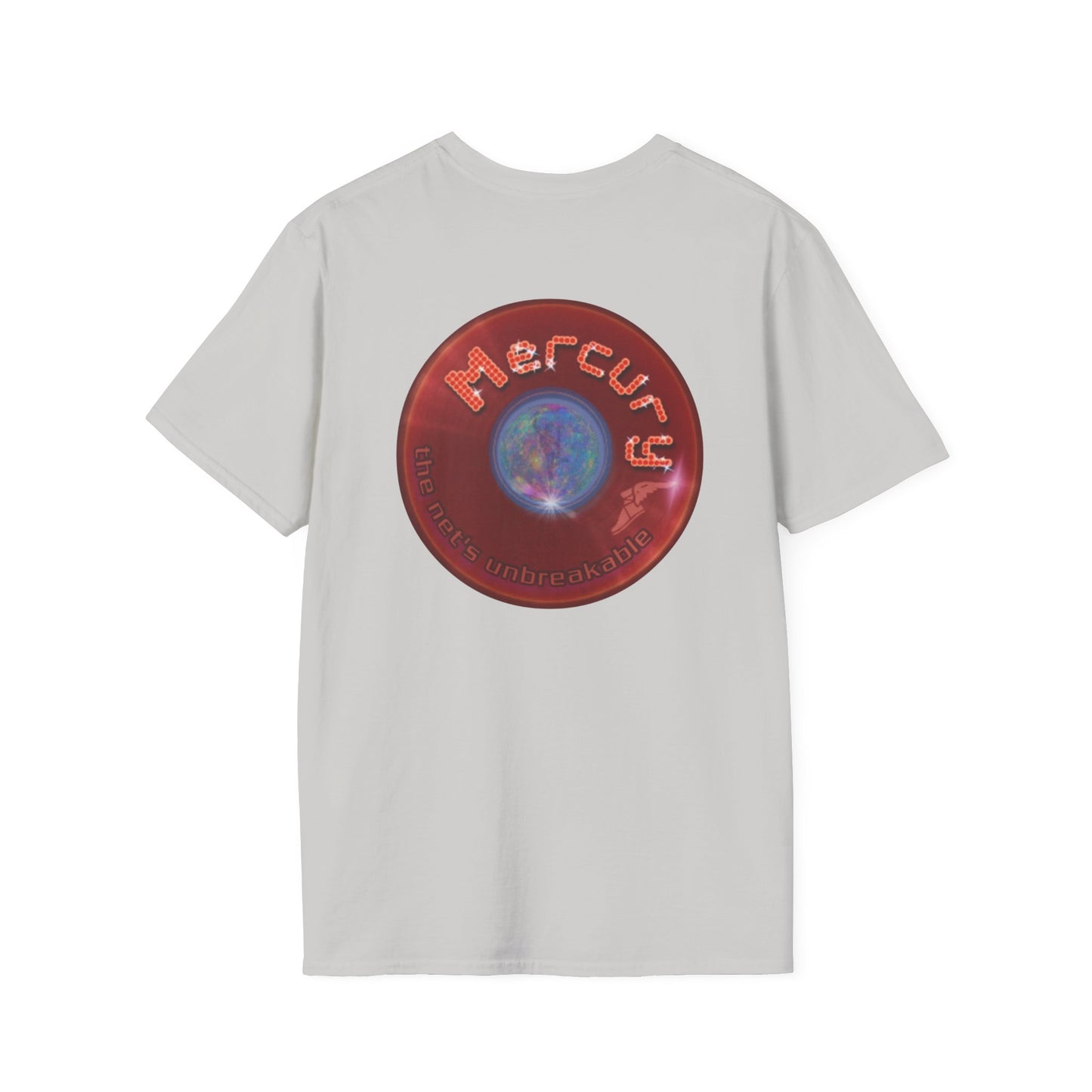 Classic Donut Tee - Unisex Soft-Style - "Donuts of the Gods" - series 1.0 - variant 2 - red donut
