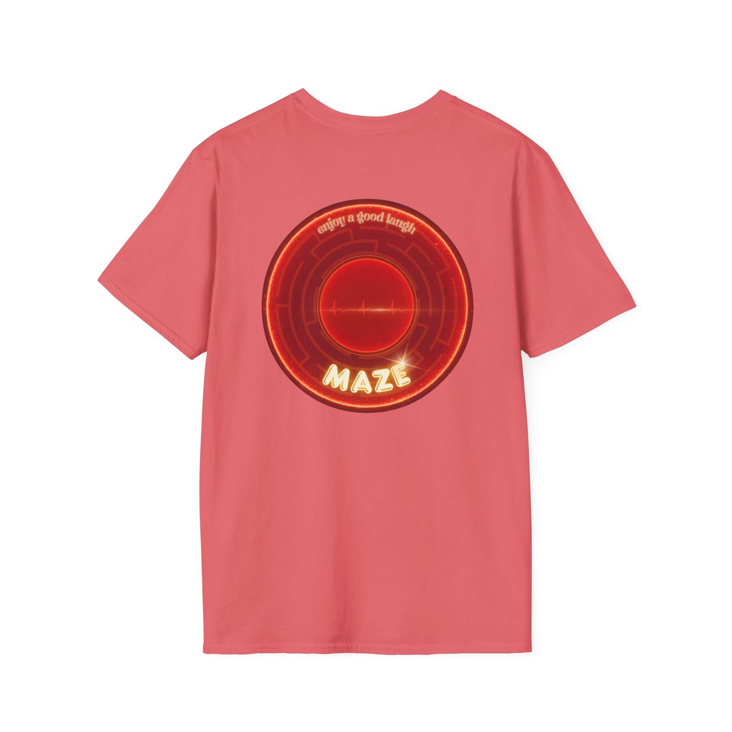 Classic Donut Tee - Unisex Soft-Style - "The Amazing Donut" - series 1.0 - variant 2 - red donut
