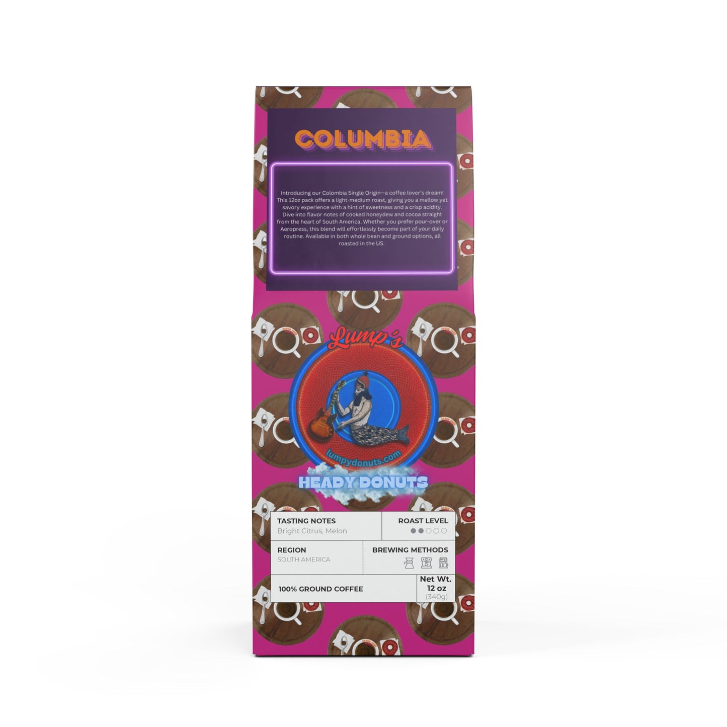 Lumpy Coffee Traders - "Columbia House CDs" - featuring Colombia Single Origin Coffee (Light-Medium Roast)