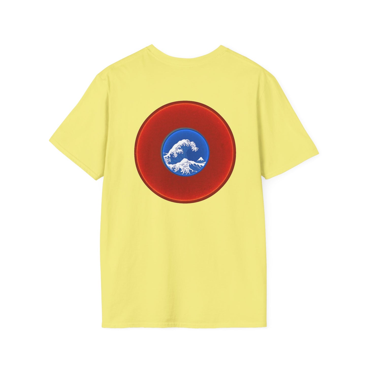 Classic Donut Tee - Unisex Soft-Style - "The Donut that Flows in every Direction" - series 1.0 - variant 1 - red donut