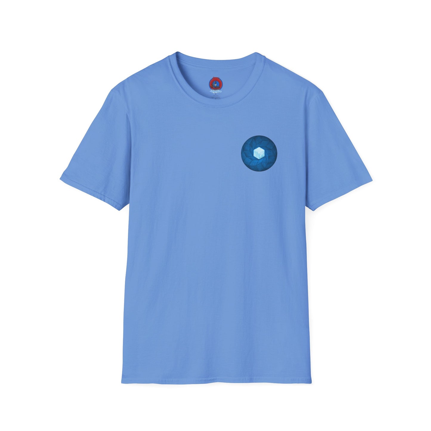 Classic Donut Tee - Unisex Soft-Style - "It's Ice... Cube's Donut" - variant 2 - blue cubed donut