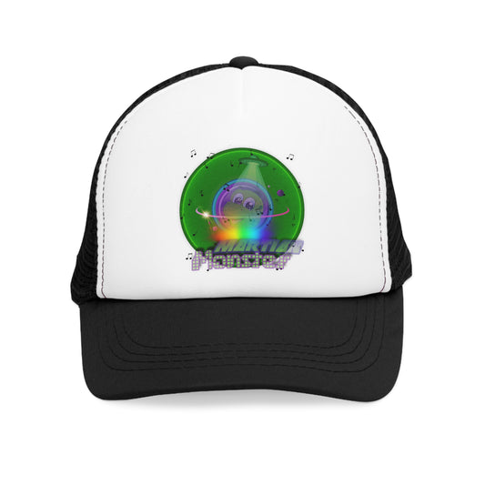 Lumpy Trucker Hat - "My Phavorite Martian" - green donut