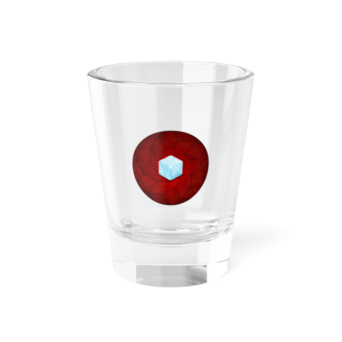 Bad Fishy Too - "It's Ice Cube's Shot Glass" - Shot Glass, 1.5oz - variant 1 - red cube donut