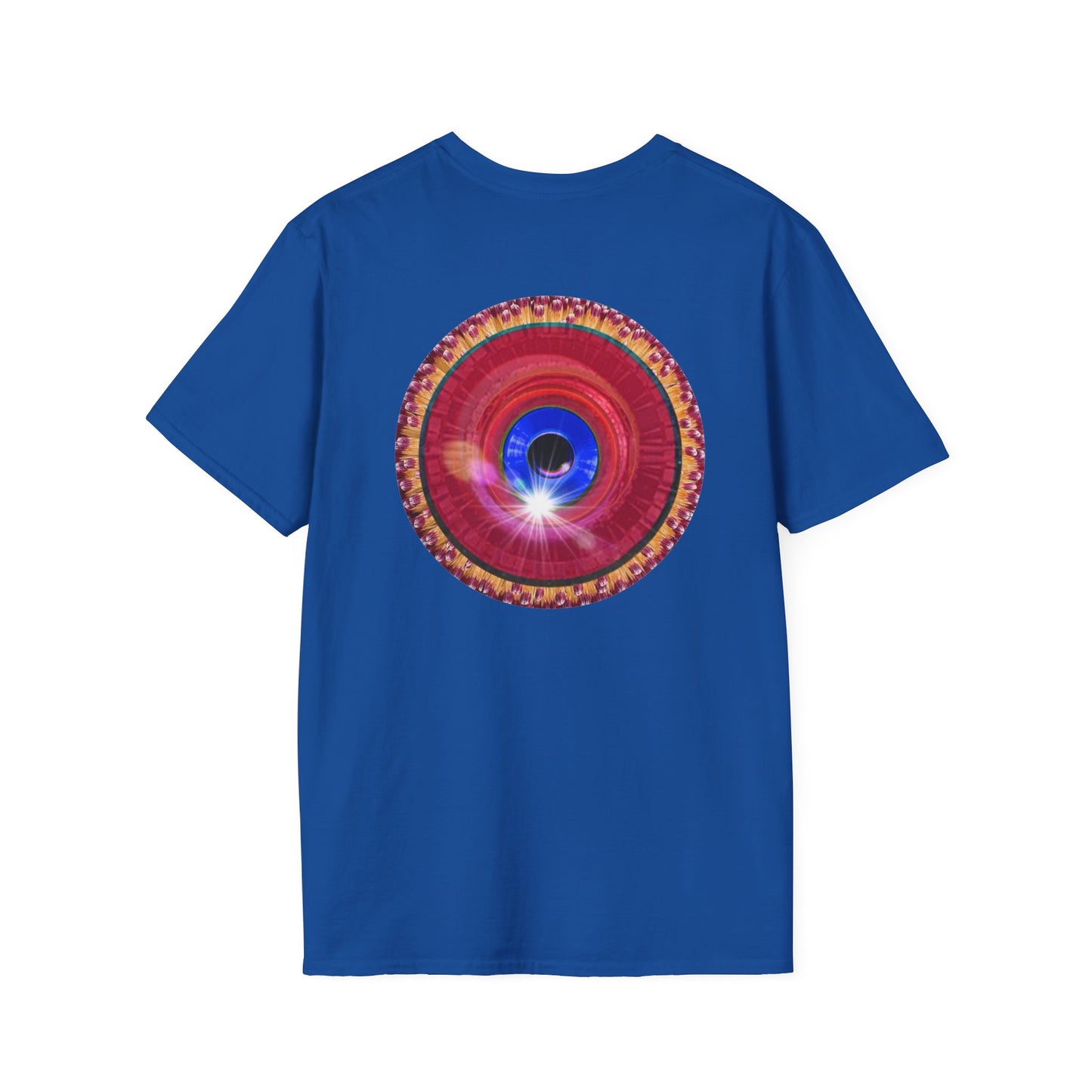 Classic Donut Tee - Unisex Soft-Style - "The Donut made with Solitary Flour" - red donut