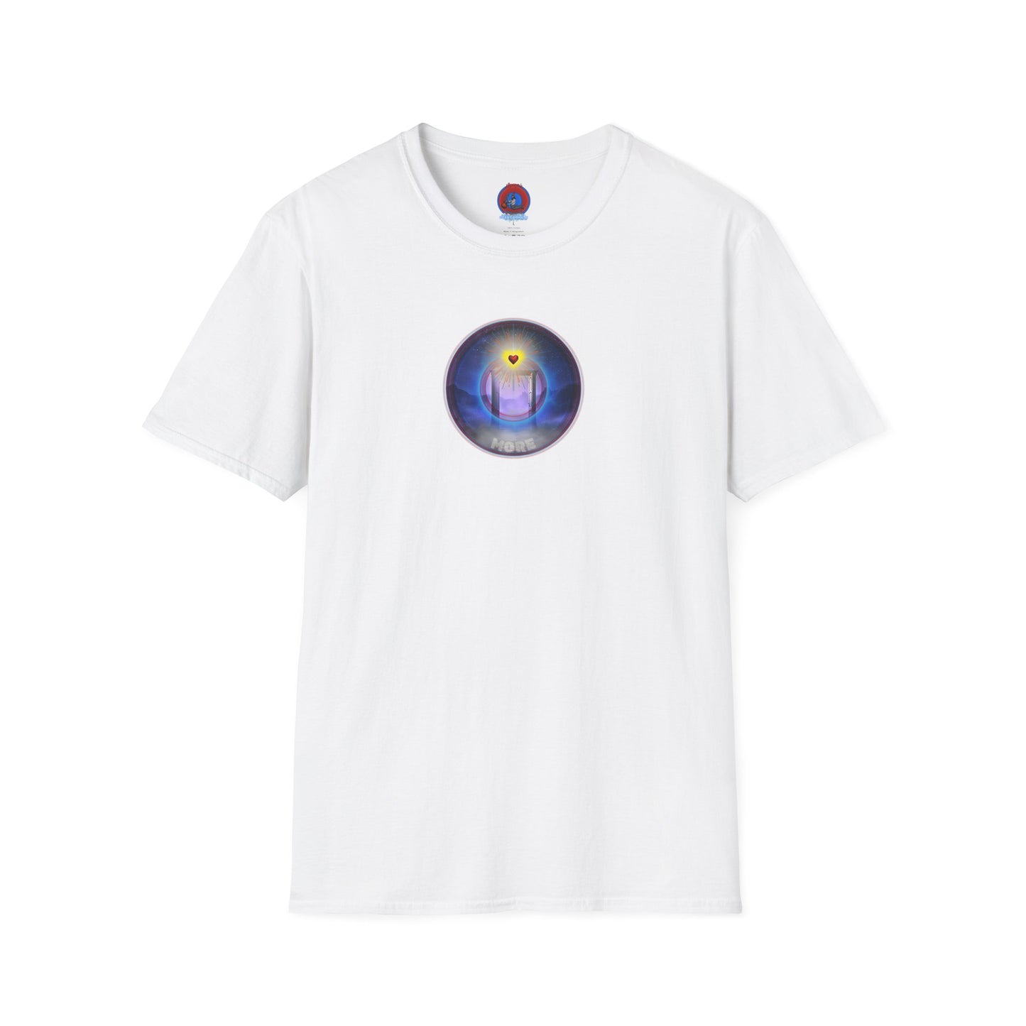 Classic Donut Tee - Unisex Soft-Style - "The Moring Donut' - vivid surreal donut