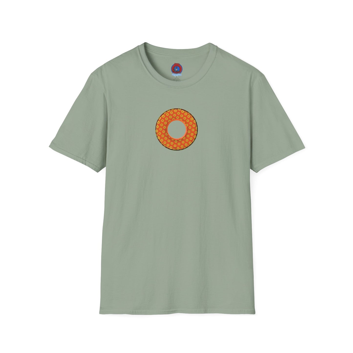 Plain Donuts/Unisex Soft-Style - "Plain Electric Paradoxical Donuts" - gold/orange donuts