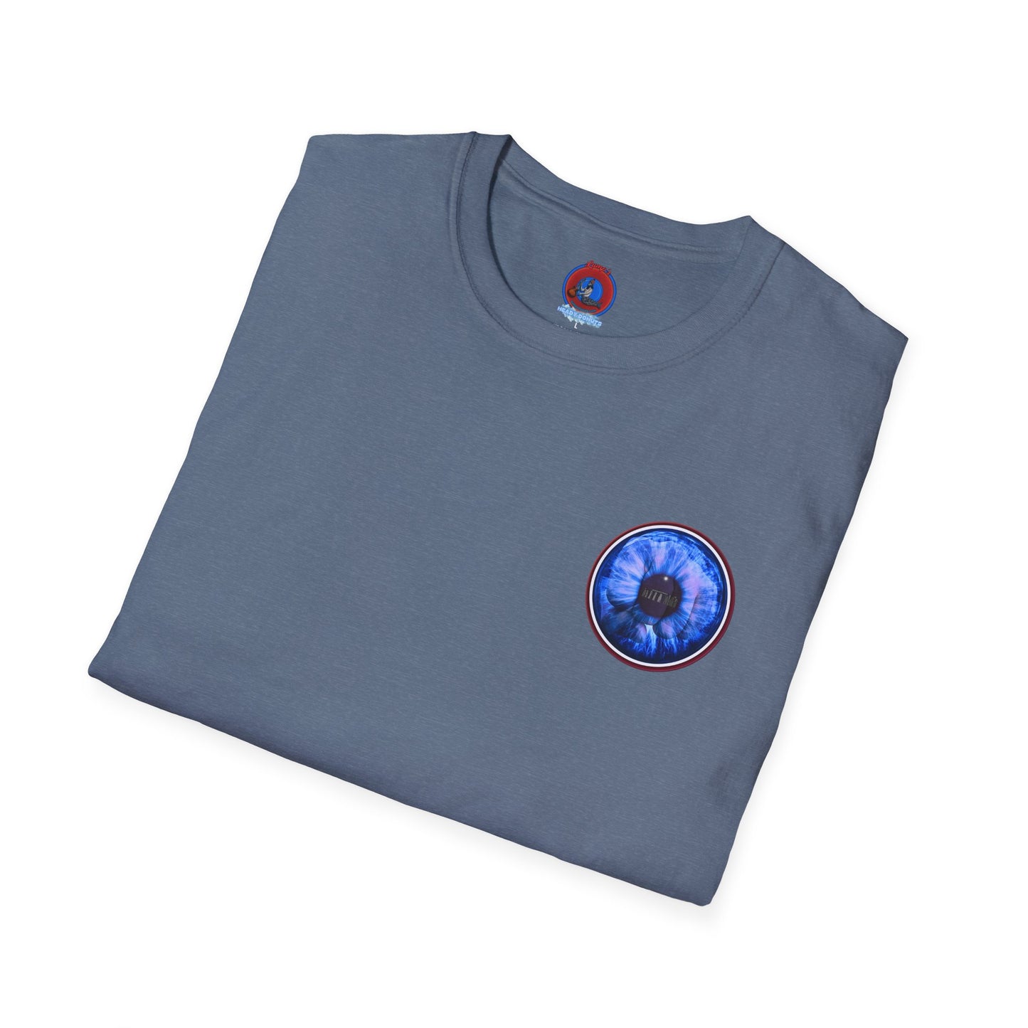 Classic Donut Tee - Unisex Soft-Style - "Wilson's Eyesore Donut Tee" - blue idonut - variant 3