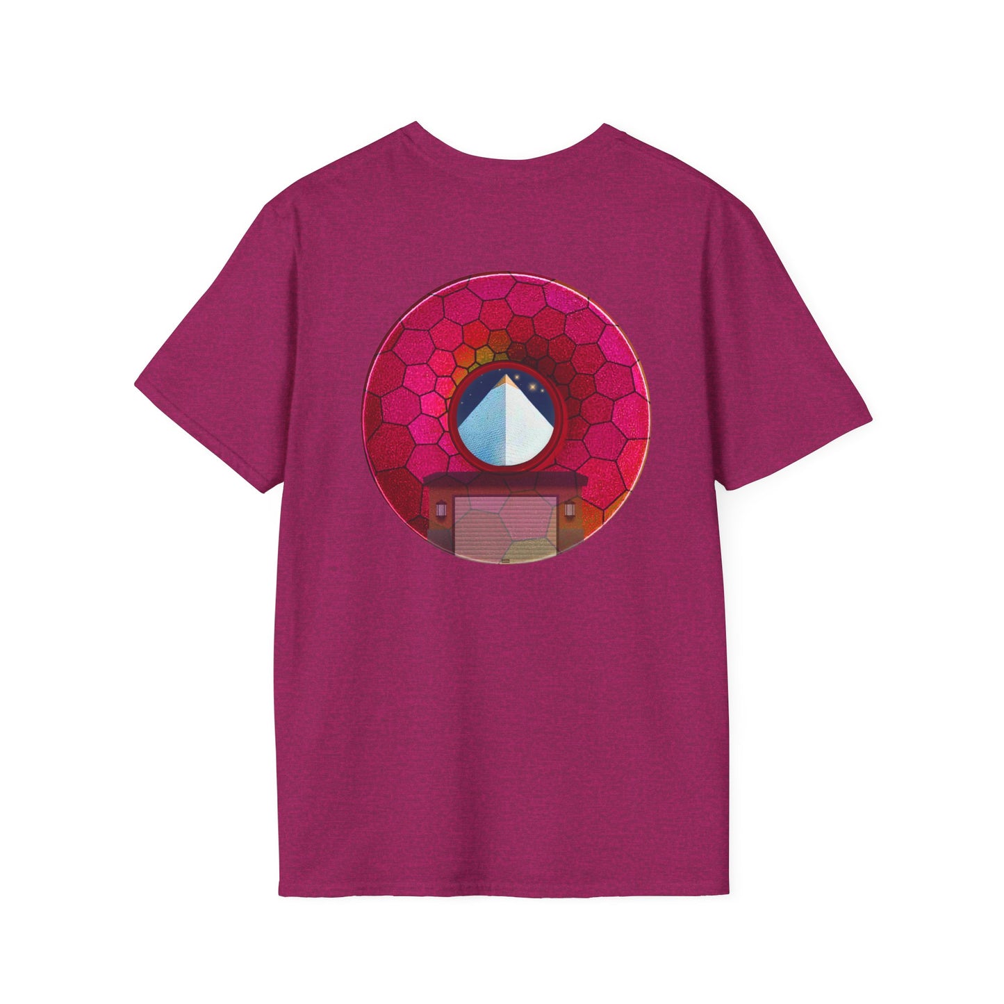 Classic Donut Tee - Unisex Soft-Style - "Limestone Donuts so Large" - variant 6 - green hexadonut