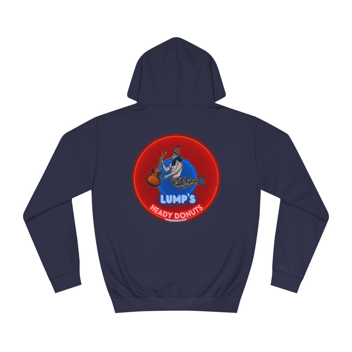 Harriette's Hoodie - with Lumpy Donuts - Official Lumpy Logo - Variant #2 - Red Donuts