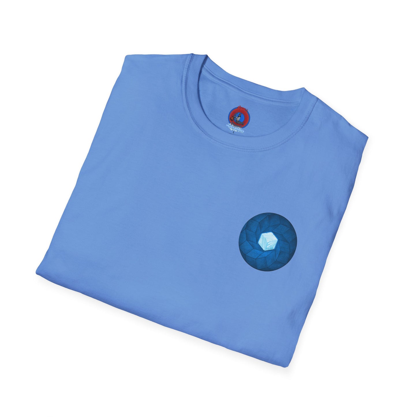 Classic Donut Tee - Unisex Soft-Style - "It's Ice... Cube's Donut" - variant 2 - blue cubed donut
