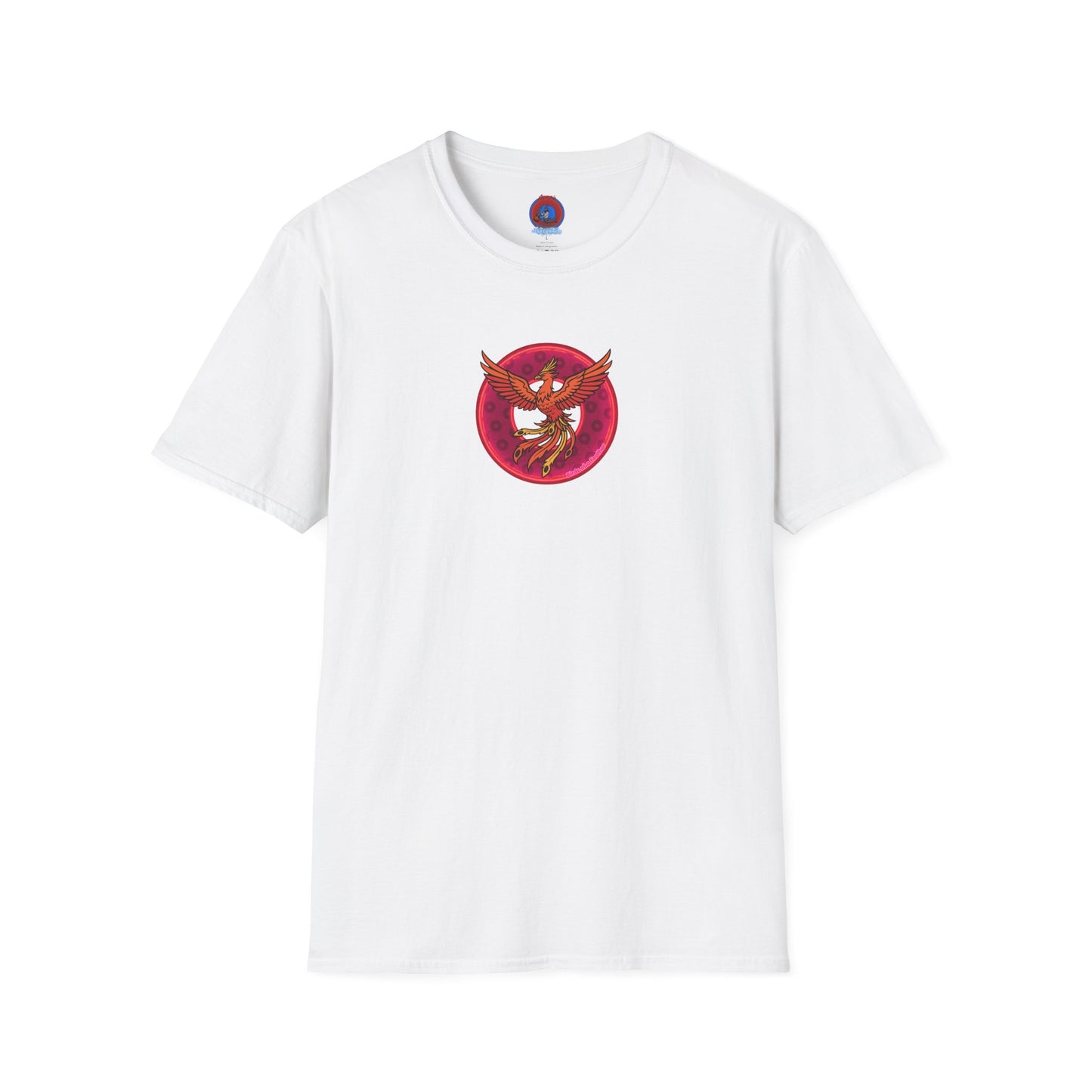 Classic Donut Tee - Unisex Soft-Style - "Invitation for Donuts & Tea" - light purple/purple paradox donut - variant 2