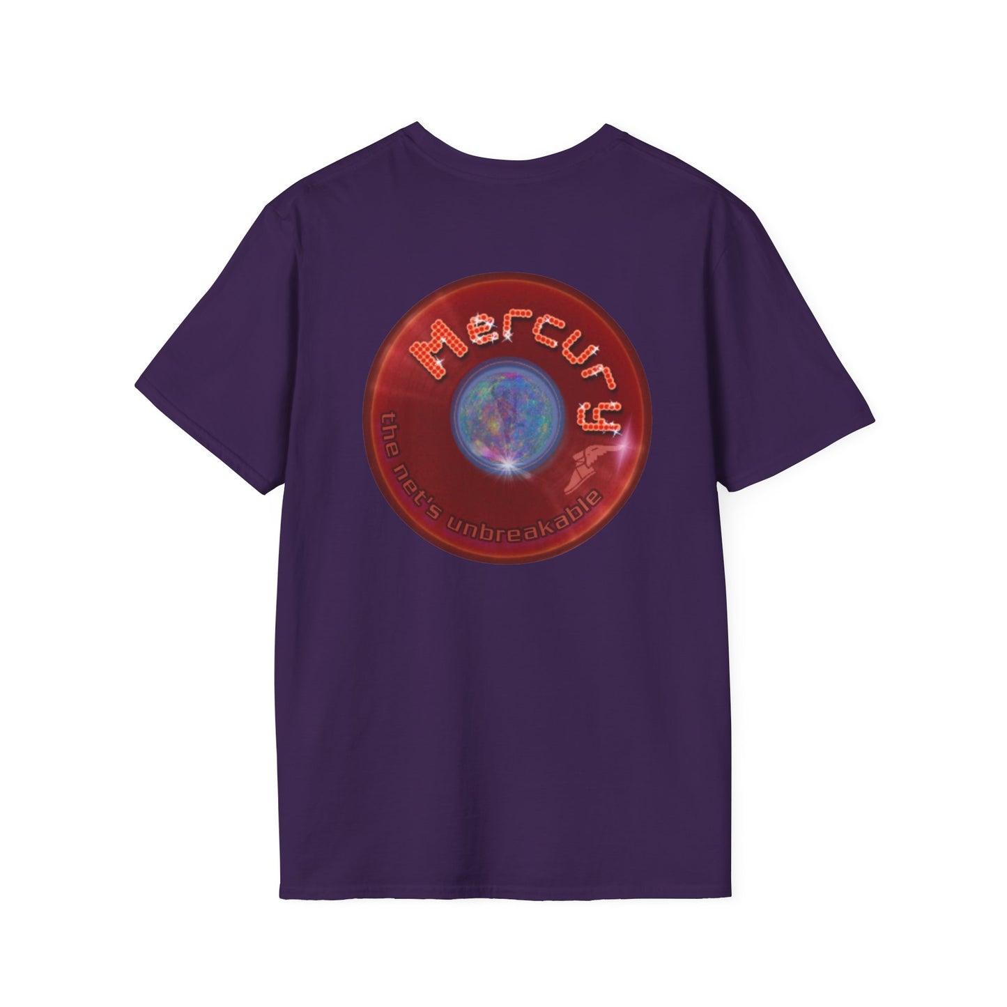 Classic Donut Tee - Unisex Soft-Style - "Donuts of the Gods" - series 1.0 - variant 4 - red donut