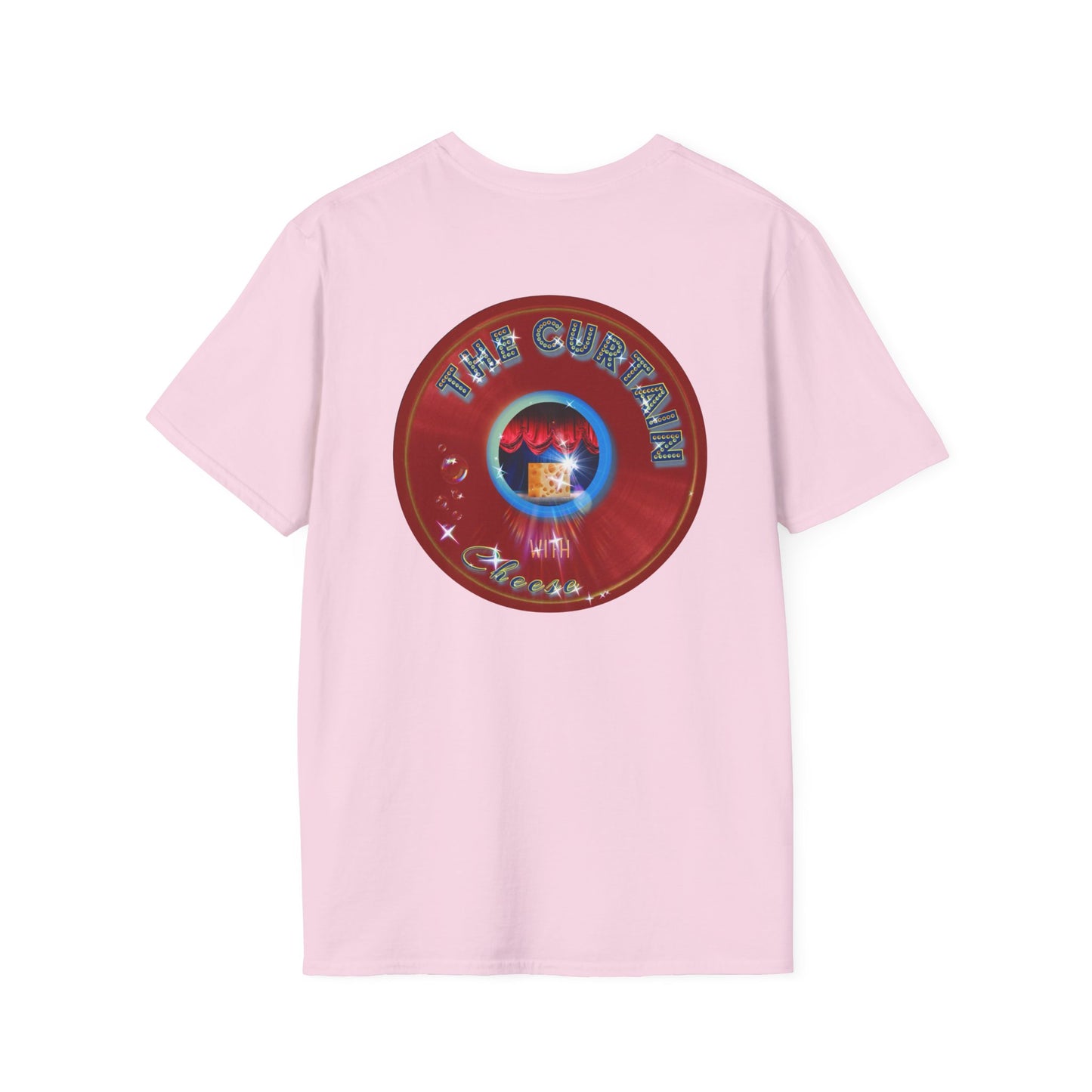 Classic Donut Tee - Unisex Soft-Style - "The Donut With" - series 1.0  - variant 2 - red donut