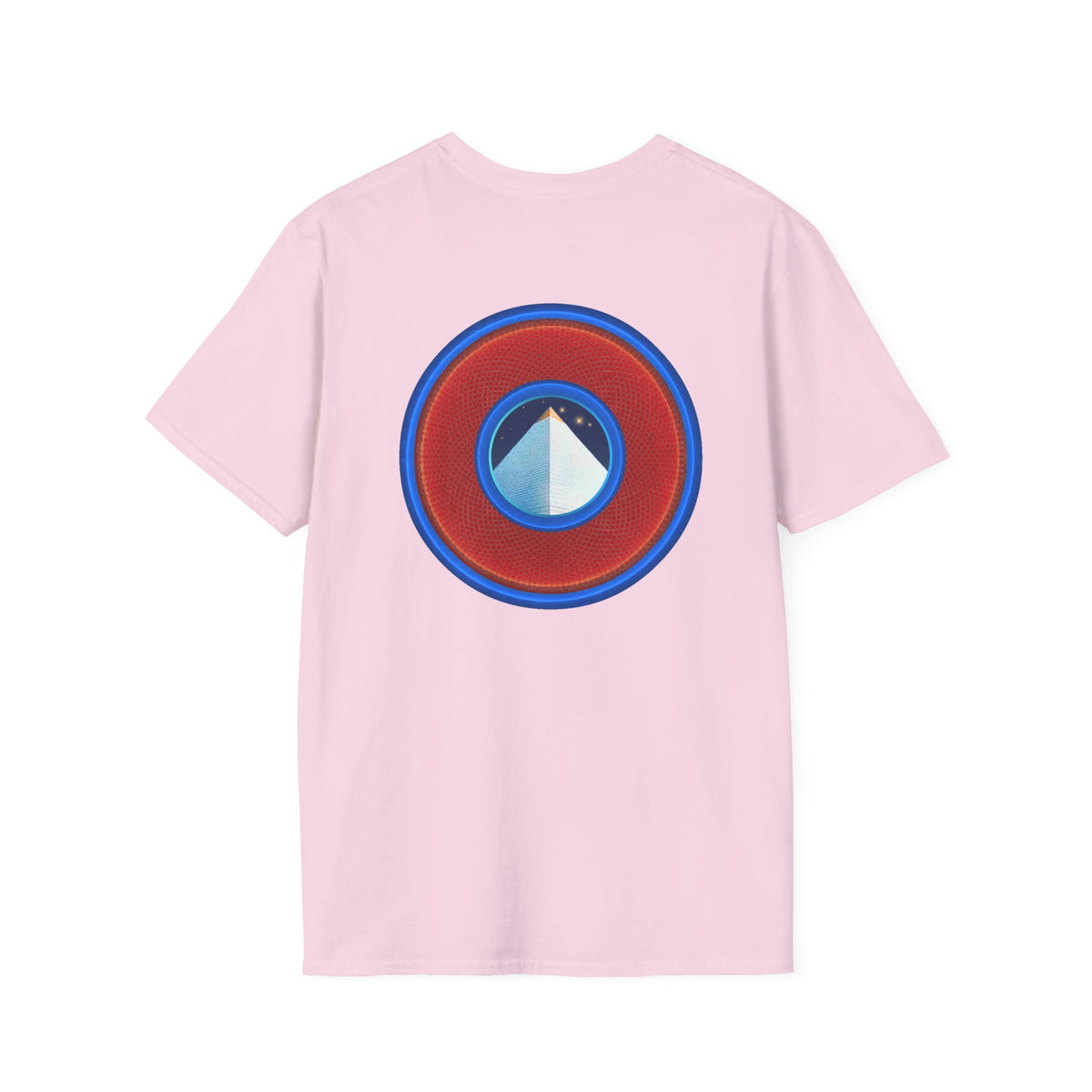 Classic Donut Tee - Unisex Soft-Style - "Limestone Donuts so Large" - variant 1 - red rustic donut