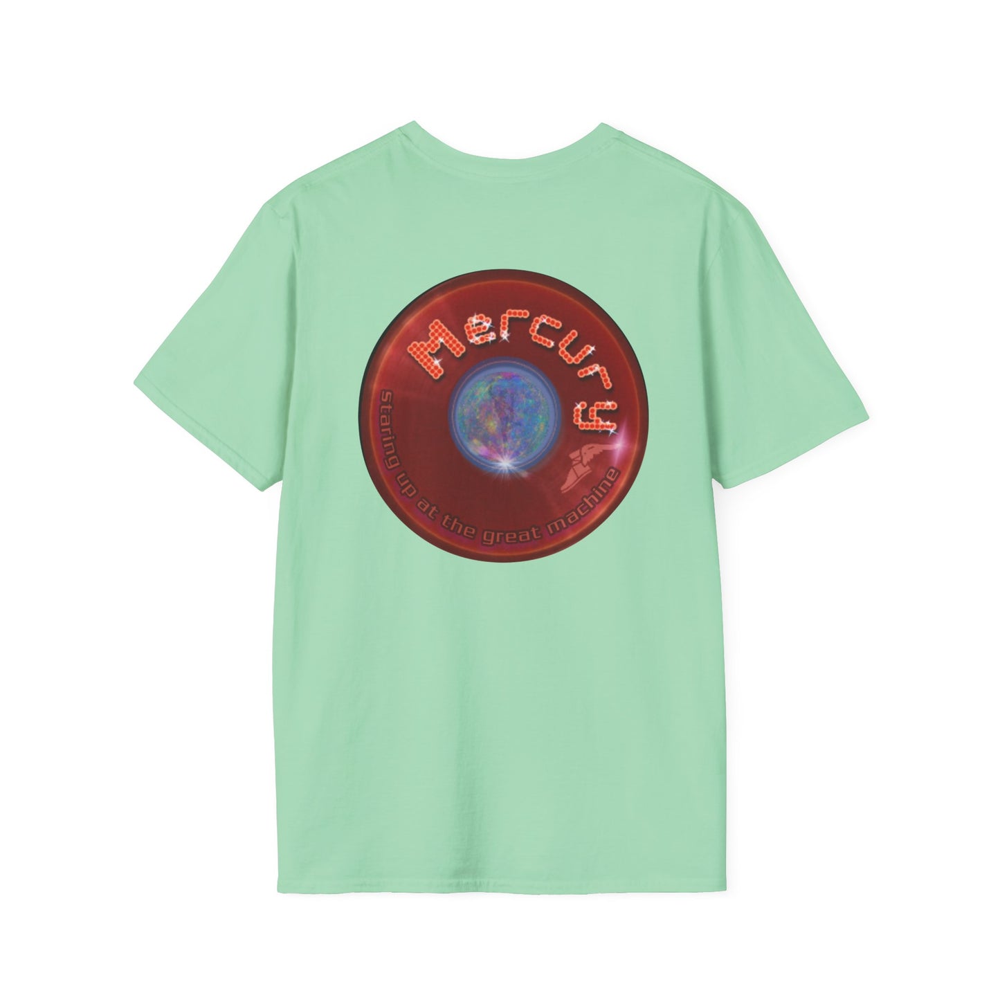 Classic Donut Tee - Unisex Soft-Style - "Donuts of the Gods" - series 1.0 - variant 2 - red donut
