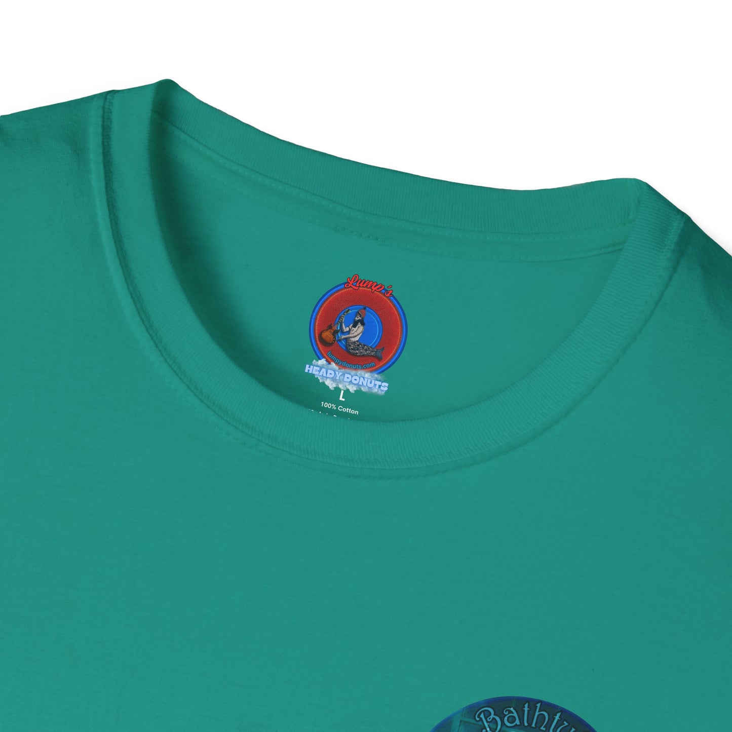 Classic Donut Tee - Unisex Soft-Style - "Wendy's Preferred Donut" - series 1.0  - black/green/blue donut