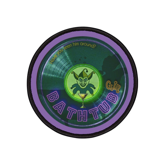 Iron-On Donut Patch - "The Joker's Personal Donut Patches Series - Ambassador" - green donut - variant 3