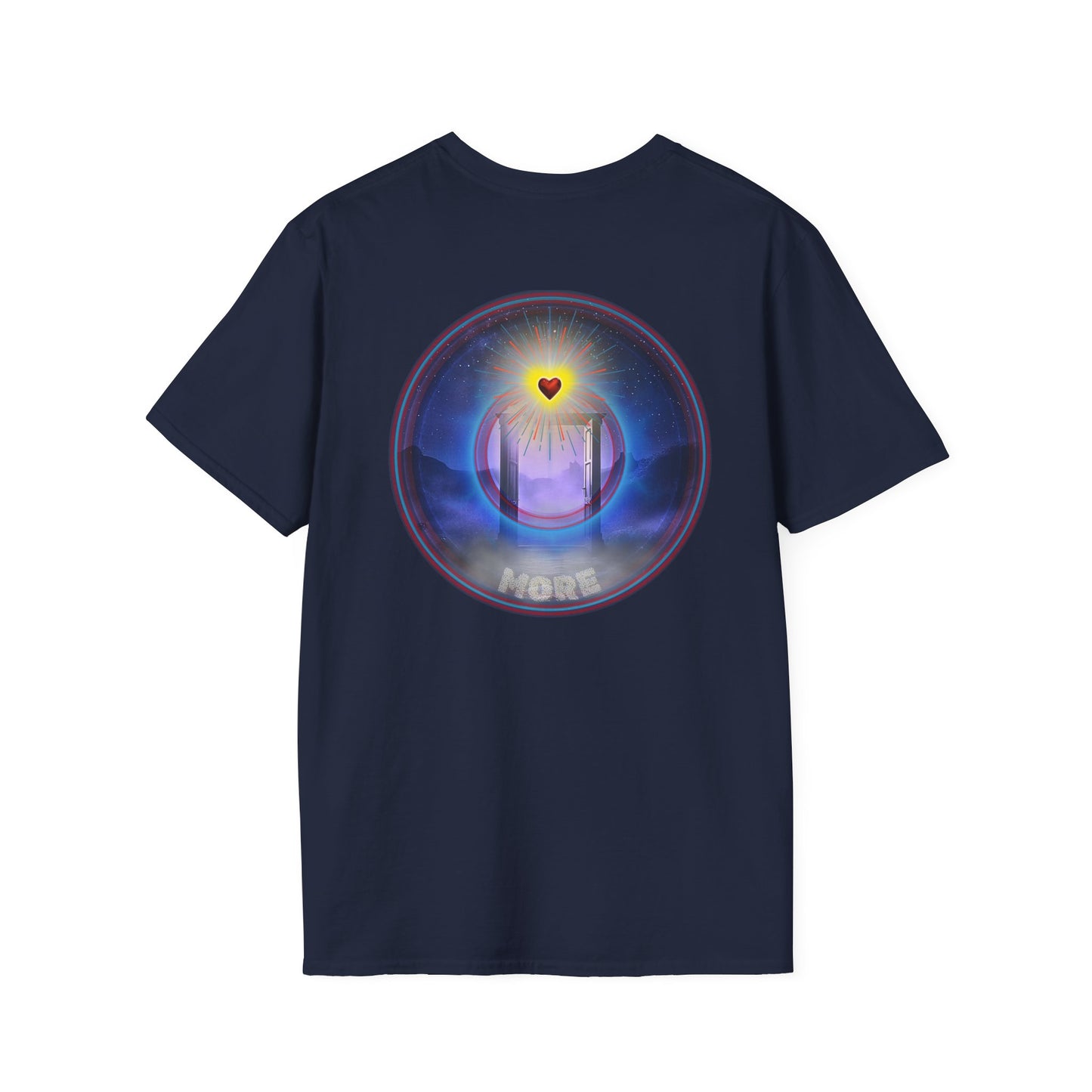 Classic Donut Tee - Unisex Soft-Style - "The Moring Donut' - vivid surreal donut