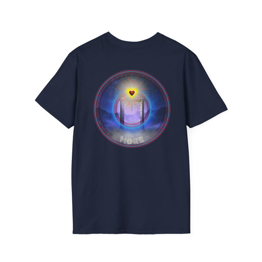 Classic Donut Tee - Unisex Soft-Style - "The Moring Donut' - vivid surreal donut