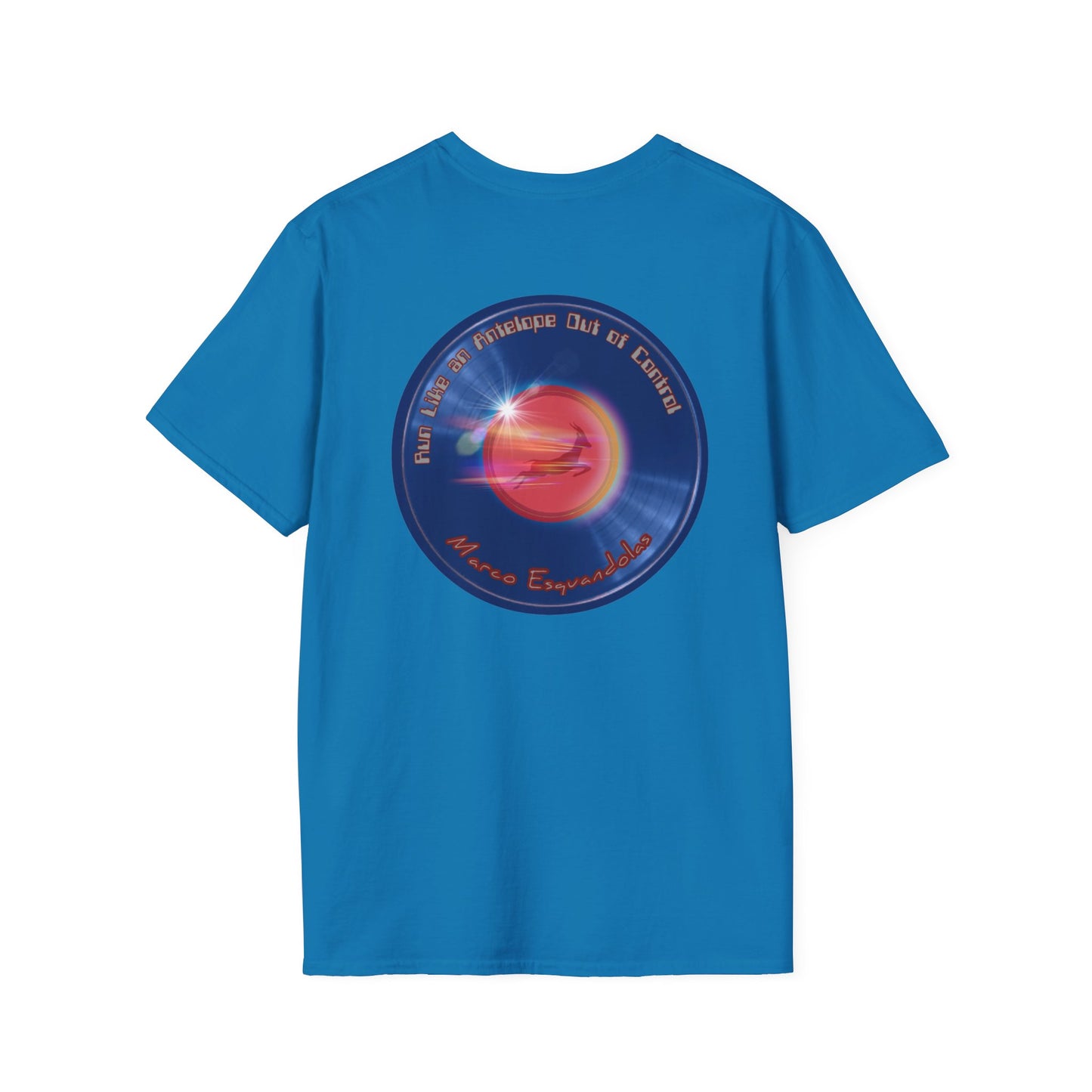 Classic Donut Tee - Unisex Soft-Style - "Marco's Preferred Donut" - series 1.0 - blue donut