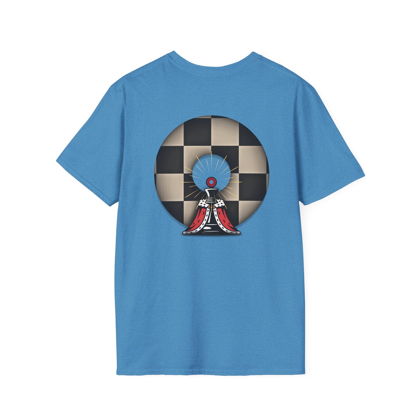 Classic Donut Tee - Unisex Soft-Style - "Bobby Phisher King's Donut no. 95" - chess donut