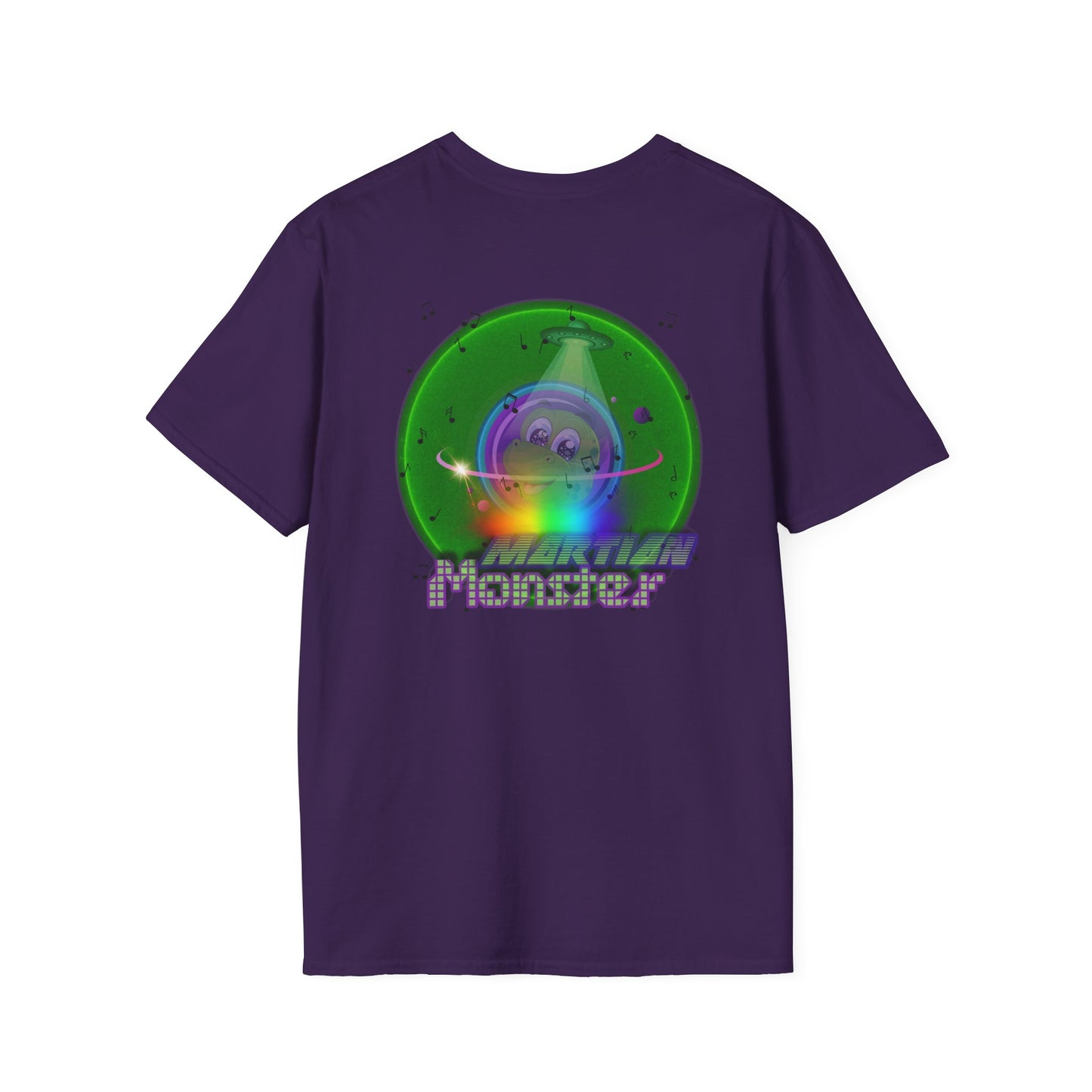 Classic Donut Tee - Unisex Soft-Style - "My Phavorite Martian" - green donut - series 1.0