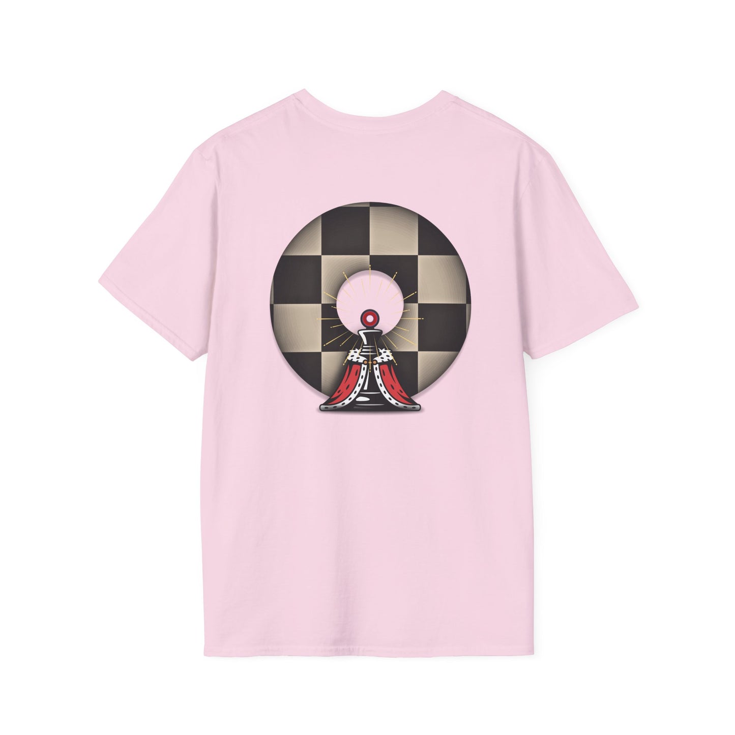 Classic Donut Tee - Unisex Soft-Style - "Bobby Phisher King's Donut no. 95" - chess donut