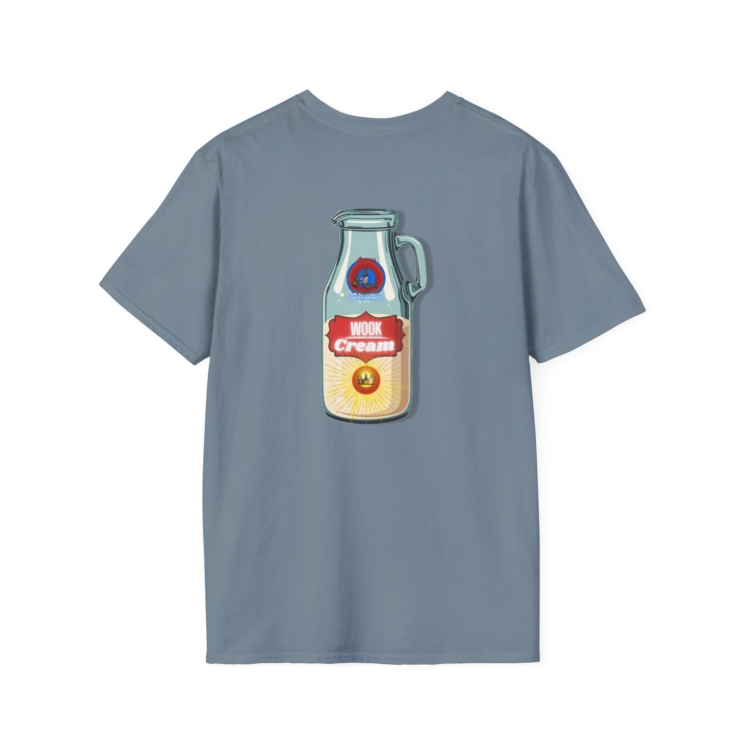 Classic Donut Tee - Unisex Soft-Style - "Wooked Cream - YEMSG Donut " - bottle - variant 8