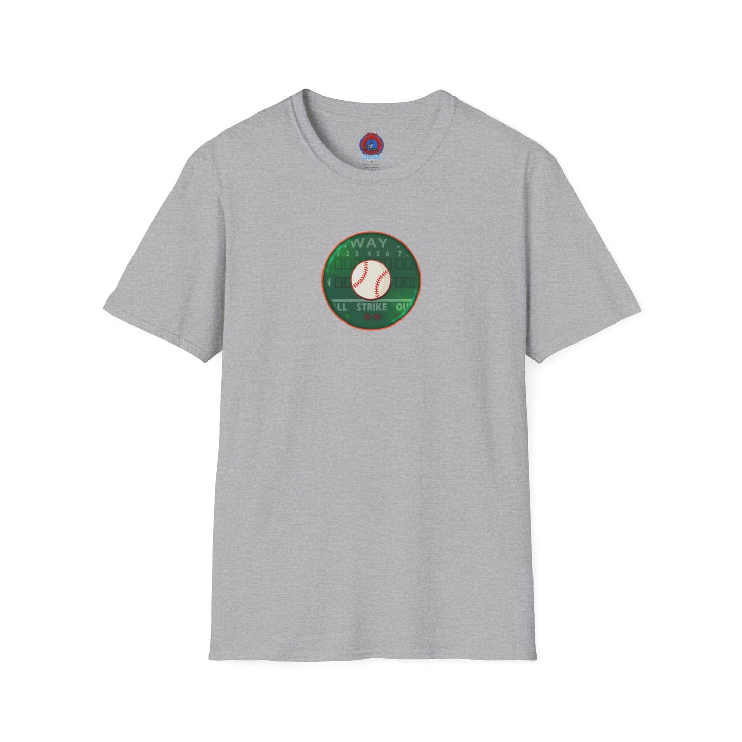 Classic Donut Tee - Unisex Soft-Style - "Phenway Ballpark Donuts" - vivid monsta donut - variant 2