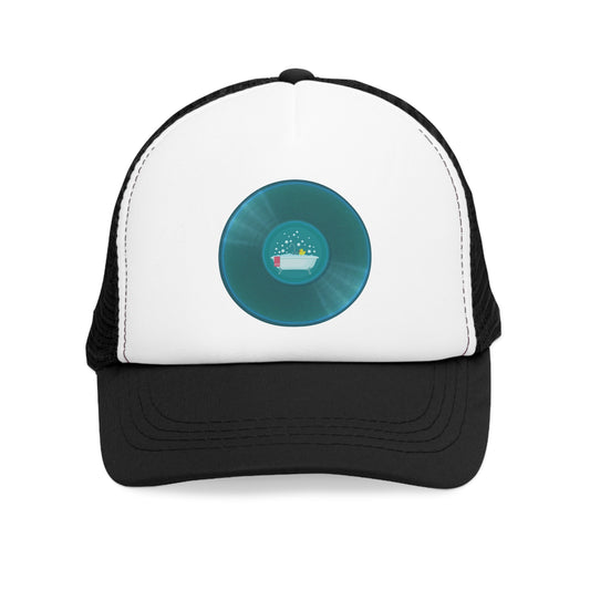 Lumpy Trucker Hat - "Rubber Ducky, You're the One" - teal donut