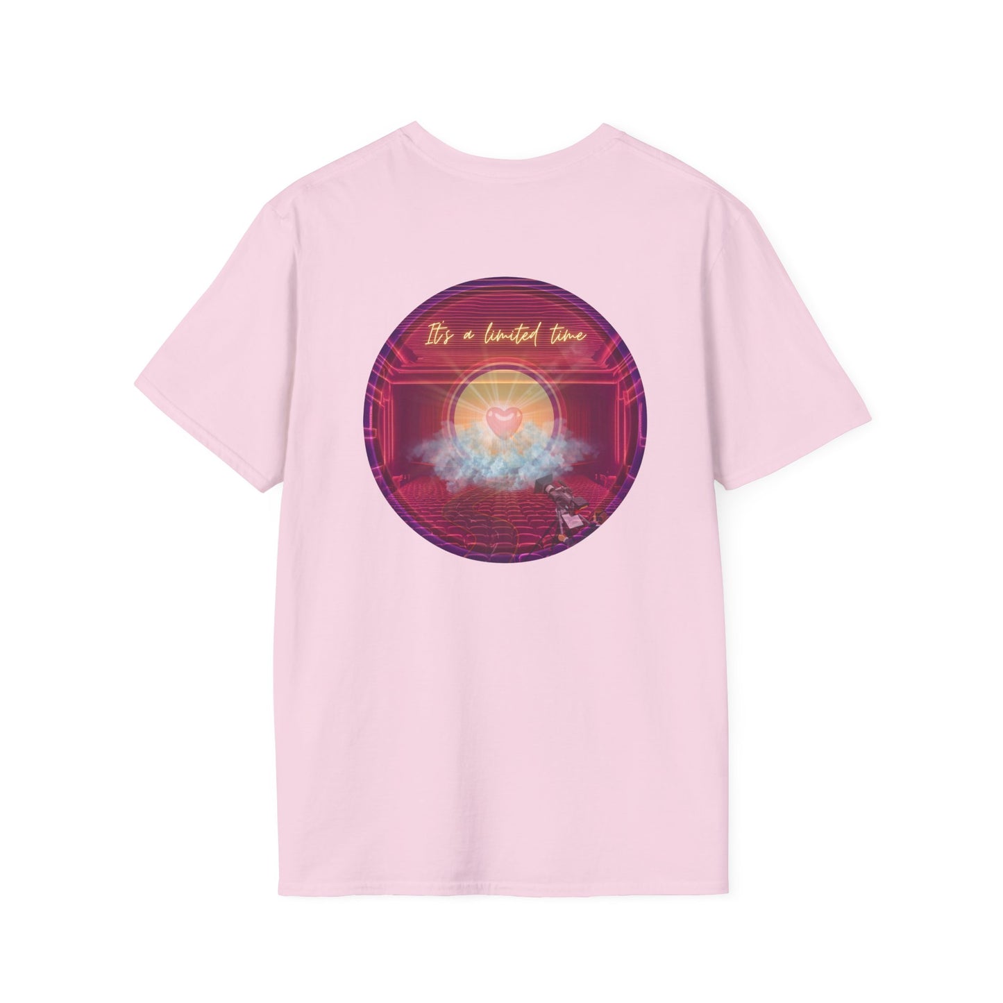 Classic Donut Tee - Unisex Soft-Style - "Limited Time Donut" - variant 2 - magenta donut